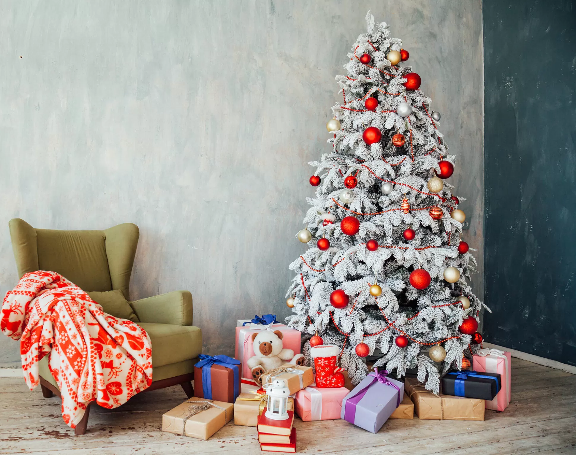 Dmora Alberi 270 Cm<Albero di Natale floccato Hollybell in PVC, h270 cm