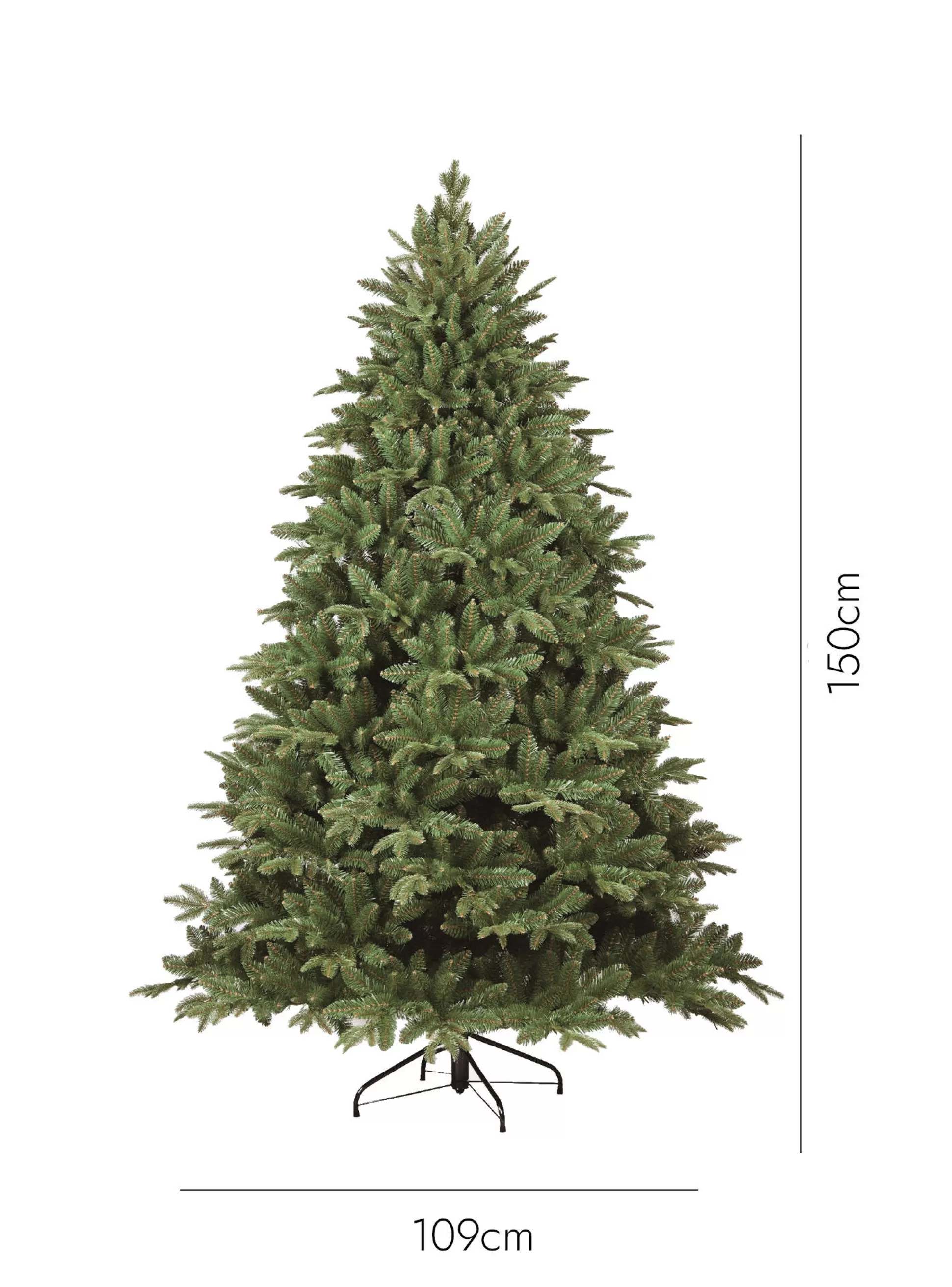 Dmora Alberi 150 Cm<Albero di Natale Jingle Bell in PVC , h150 cm