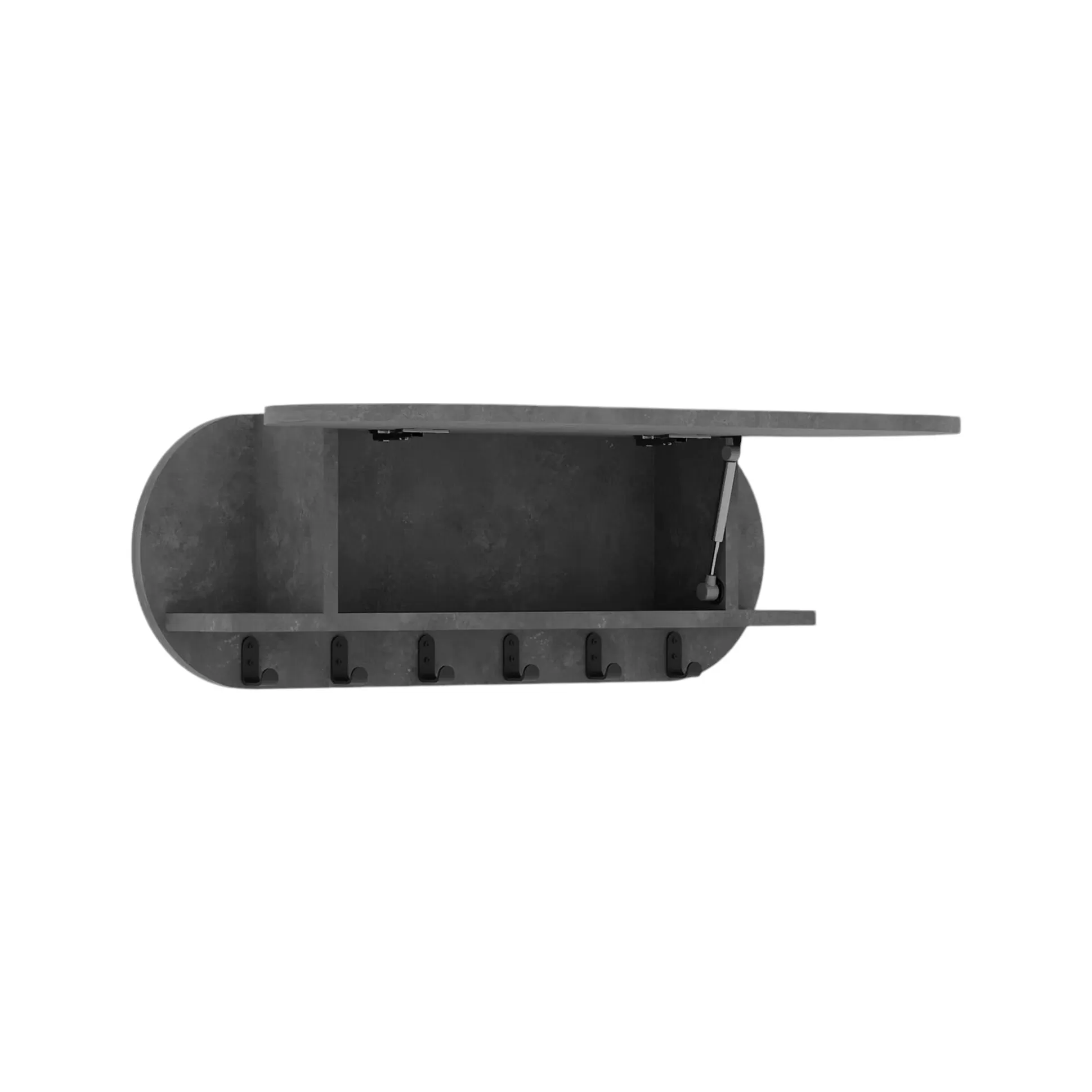 Dmora Attaccapanni<Appendiabiti Terry, 84x16 h29 cm,