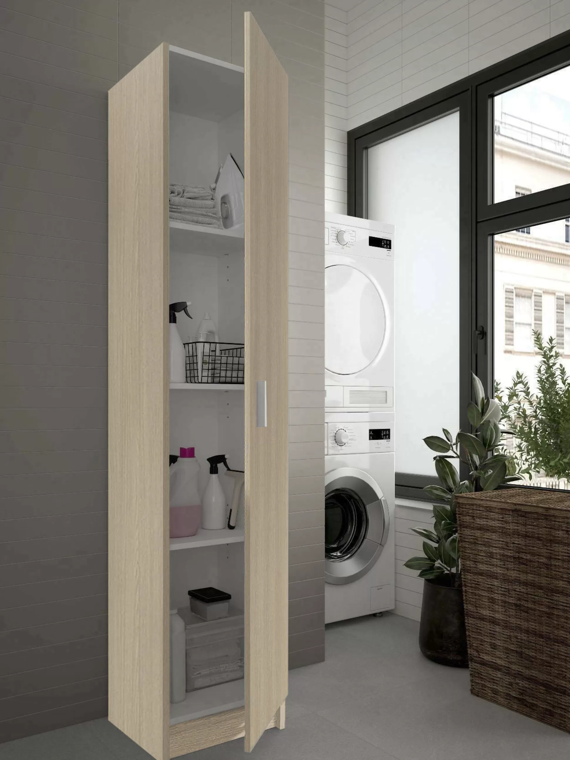 Dmora Armadi Multiuso 1 Anta<Armadio multiuso 1 anta Alexander, 37x37h180 cm,