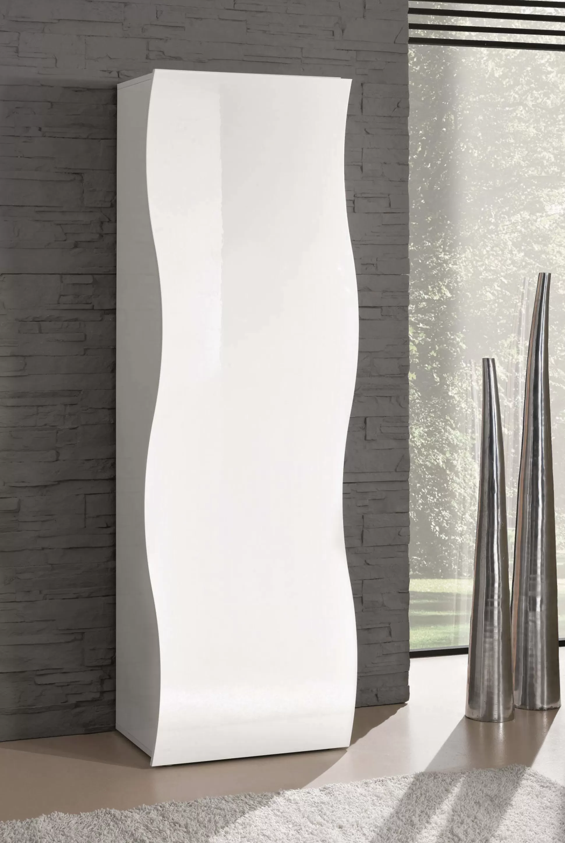 Dmora Armadi Multiuso 1 Anta<Armadio multiuso 1 anta Azalea, cm 63x40h187, lucido