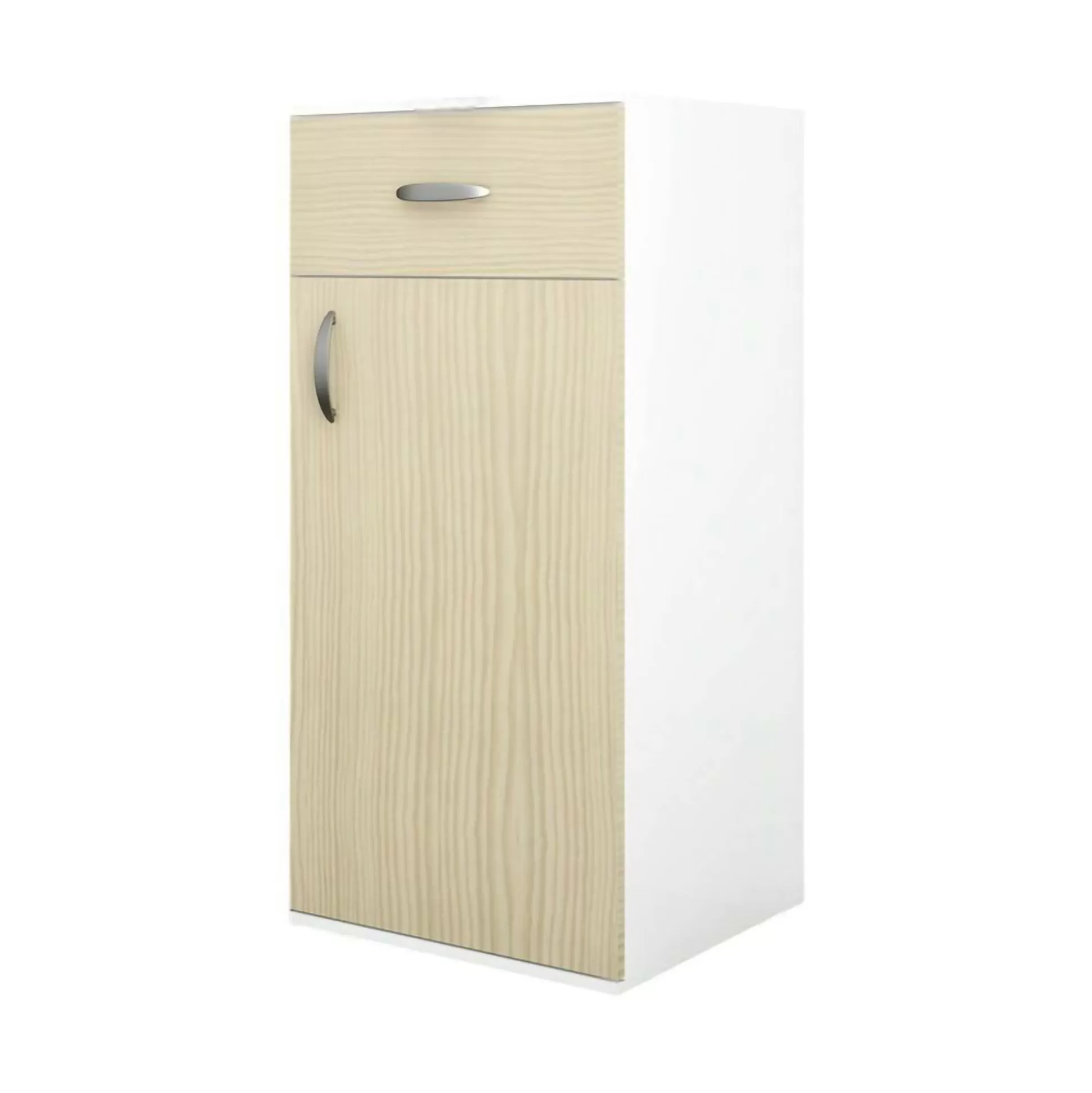 Dmora Armadi Multiuso 1 Anta<Armadio multiuso 1 anta Basiglio, 45x40h85 cm, Bianco e Rovere