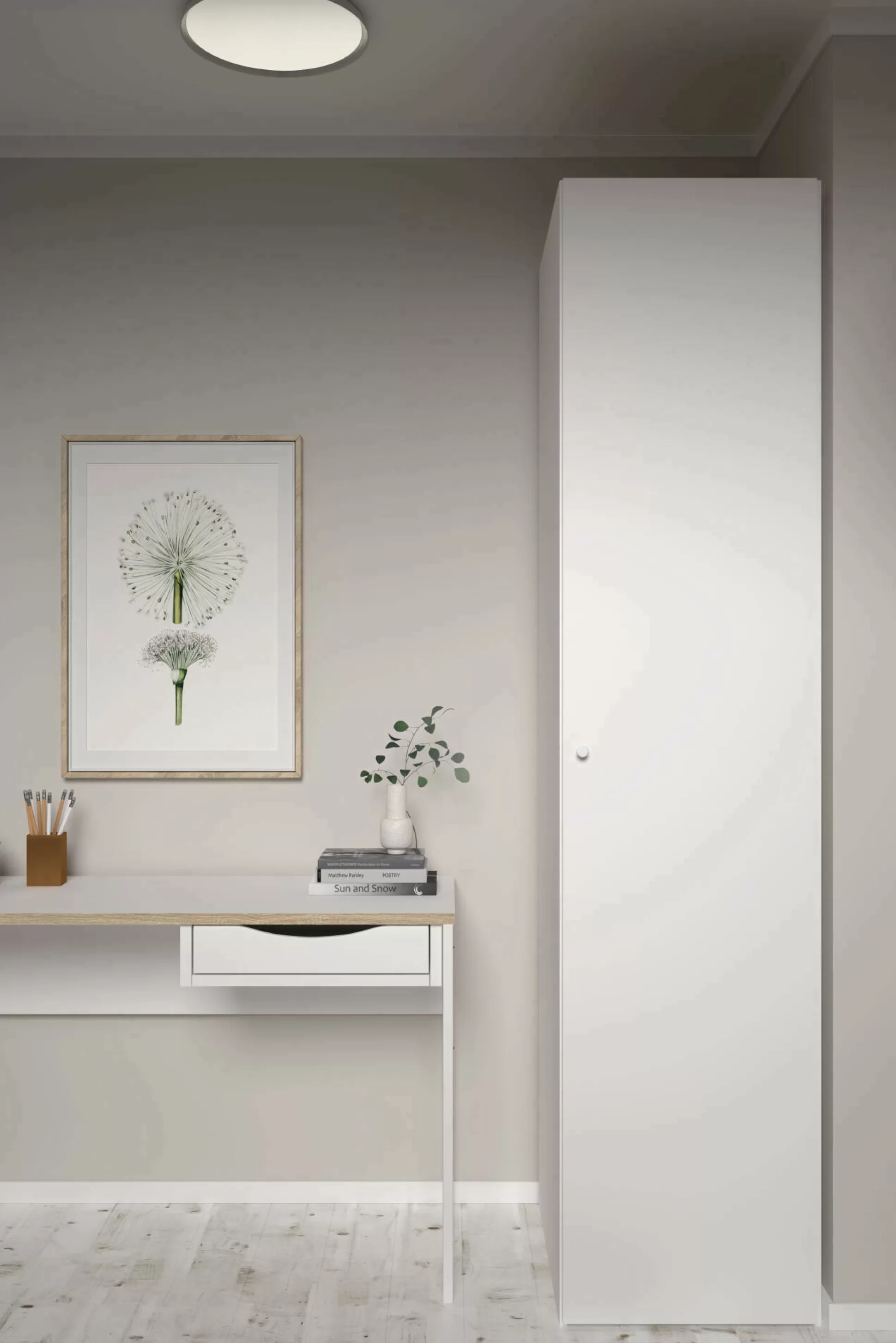 Dmora Armadi Multiuso 1 Anta<Armadio multiuso 1 anta Ddenipot, 60x50 h219 cm,