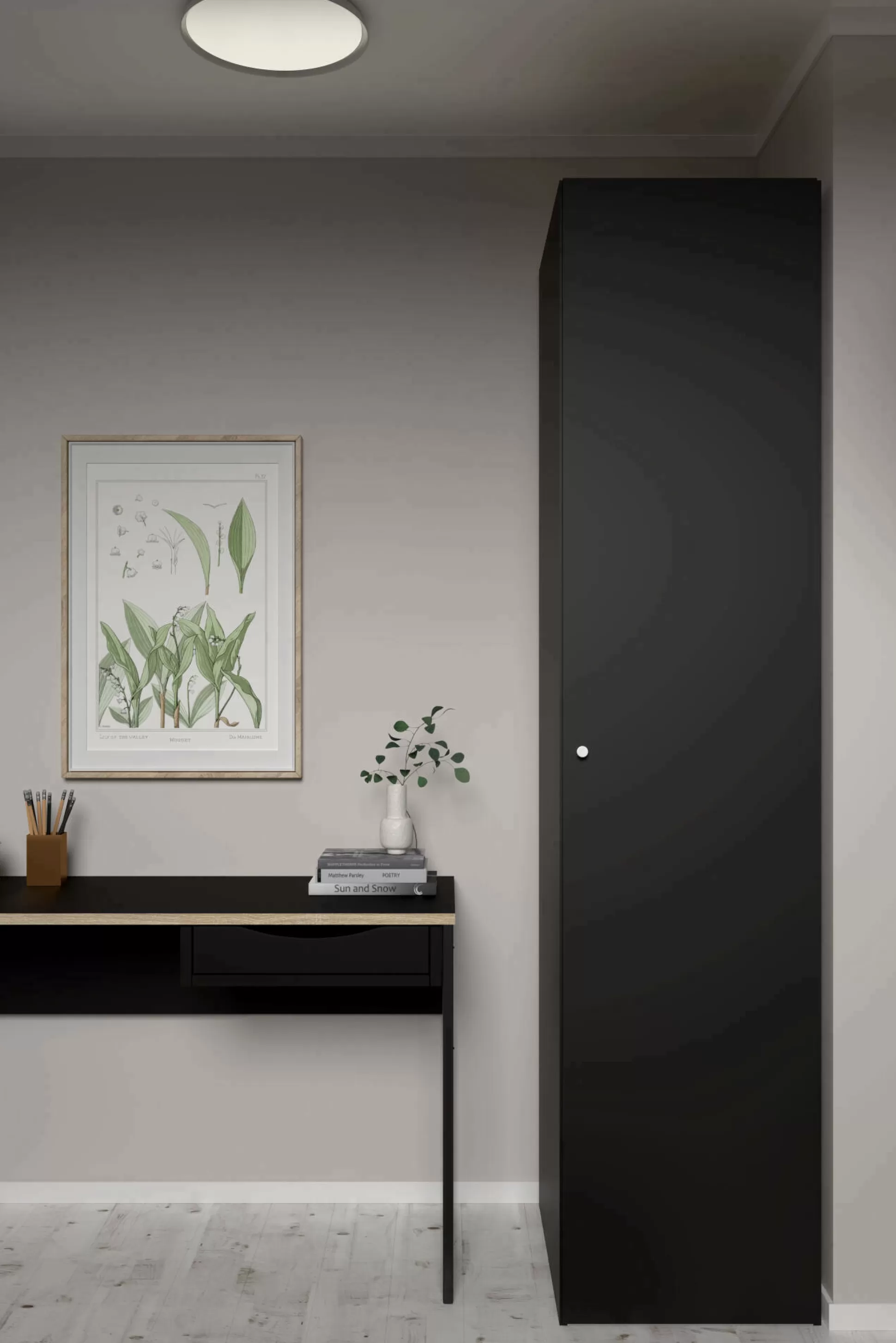 Dmora Armadi Multiuso 1 Anta<Armadio multiuso 1 anta Ddenipot, 60x50 h219 cm,