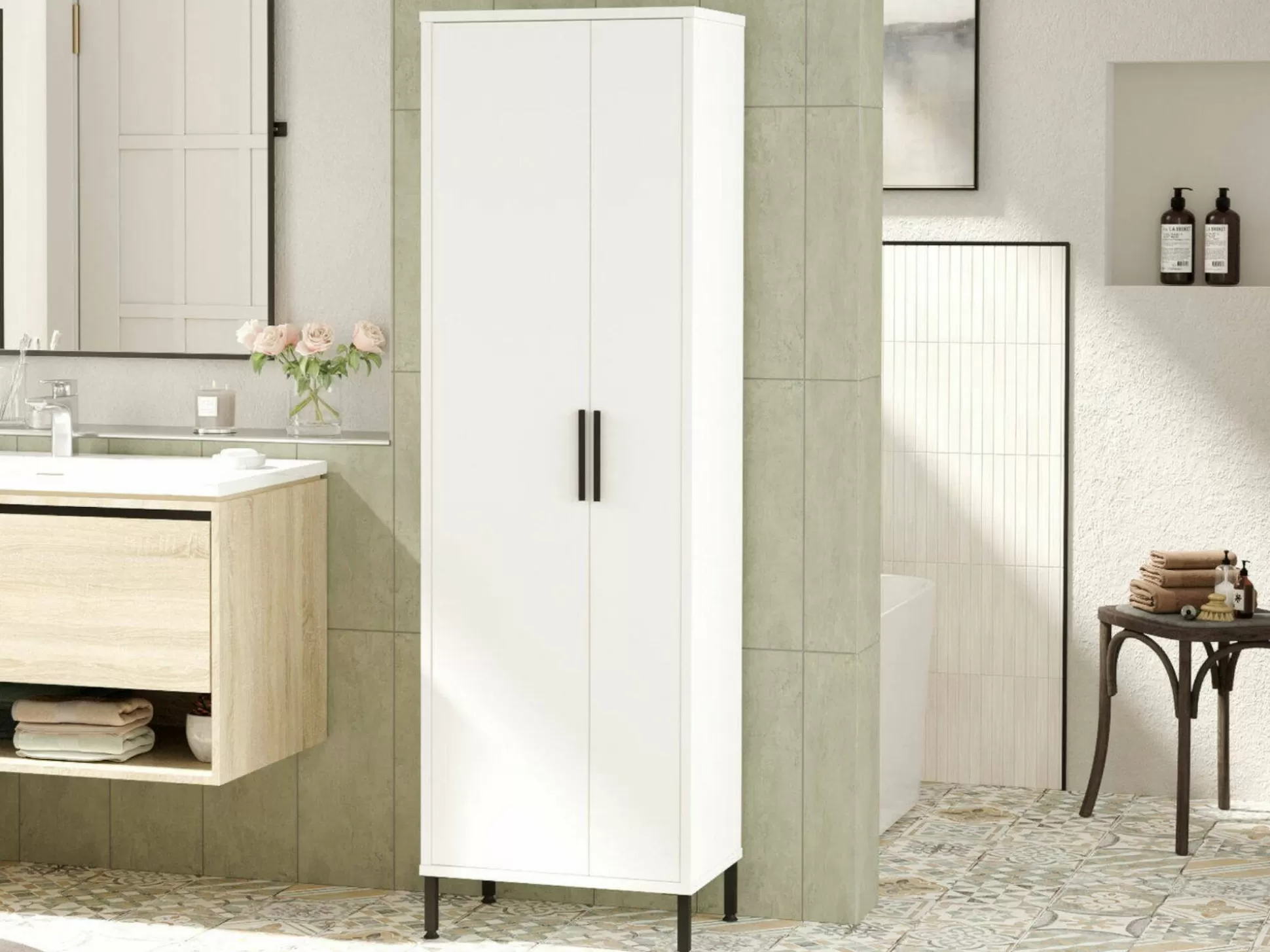 Dmora Armadi Multiuso 1 Anta<Armadio multiuso 1 anta Niala, 50x36 h165 cm,