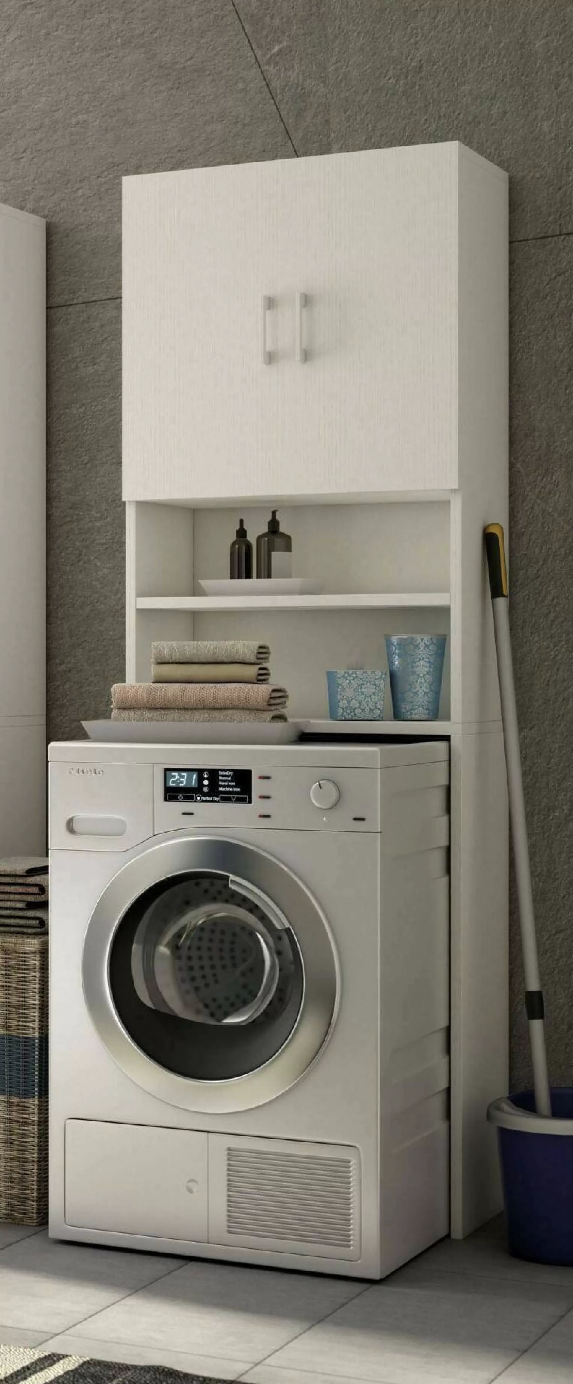 Dmora Armadi Multiuso 2 Ante<Armadio multiuso 2 ante Agar, 65x32h195 cm,