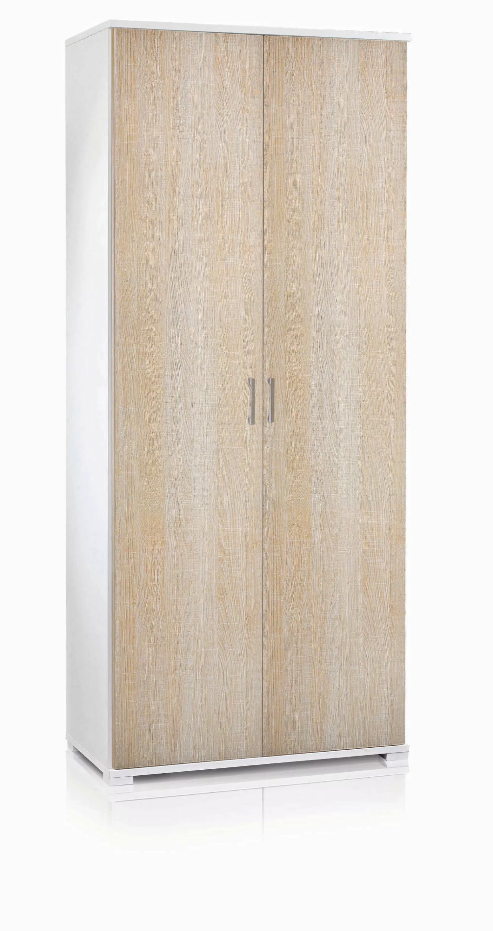 Dmora Armadi Multiuso 2 Ante<Armadio multiuso 2 ante Aliosha, 90x45h195 cm, Rovere e Bianco