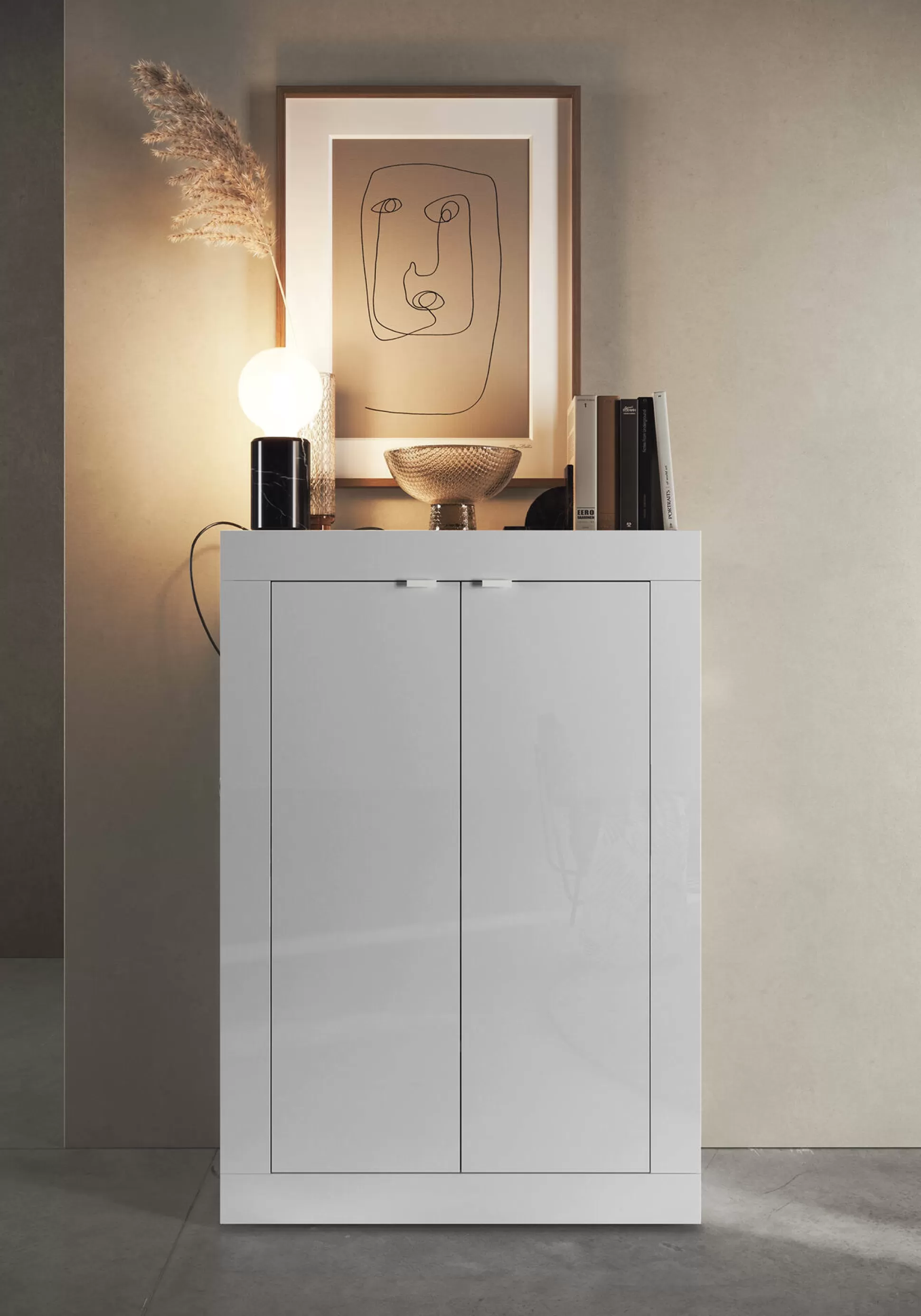 Dmora Armadi Multiuso 2 Ante<Armadio multiuso 2 ante Bienvenu, 78x35 h113 cm,