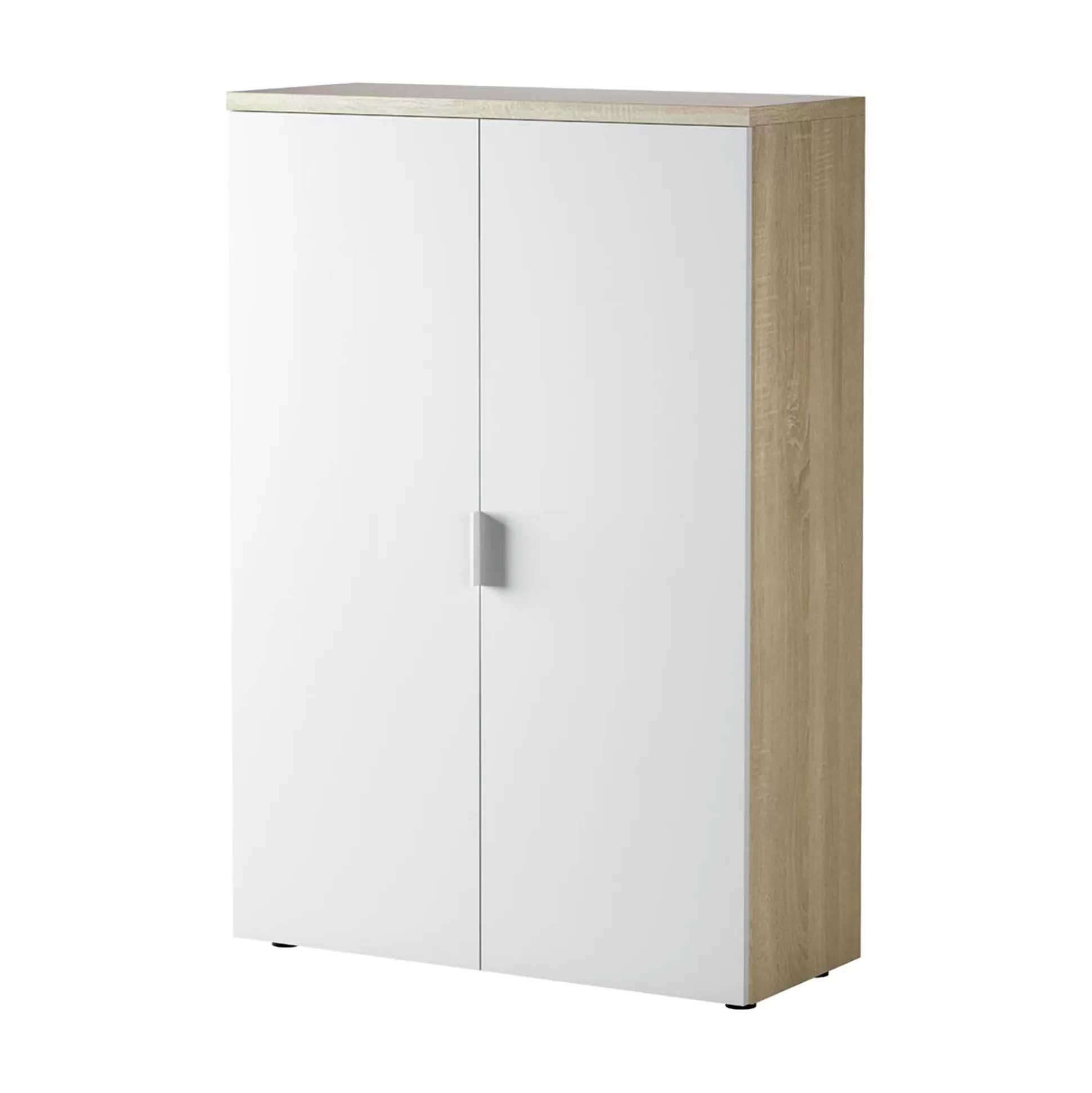 Dmora Armadi Multiuso 2 Ante<Armadio multiuso 2 ante Dionisio, 80x33h119 cm, Rovere e Bianco
