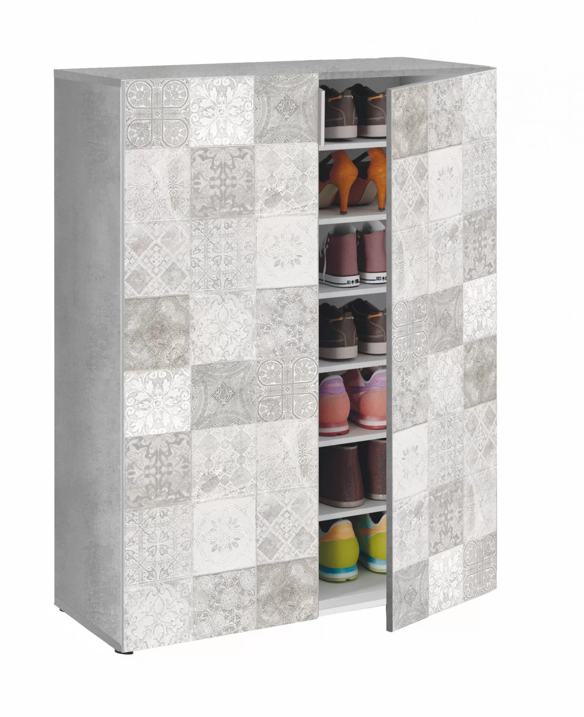 Dmora Armadi Multiuso 2 Ante<Armadio multiuso 2 ante Dlel, 70x36h103 cm, con dettagli