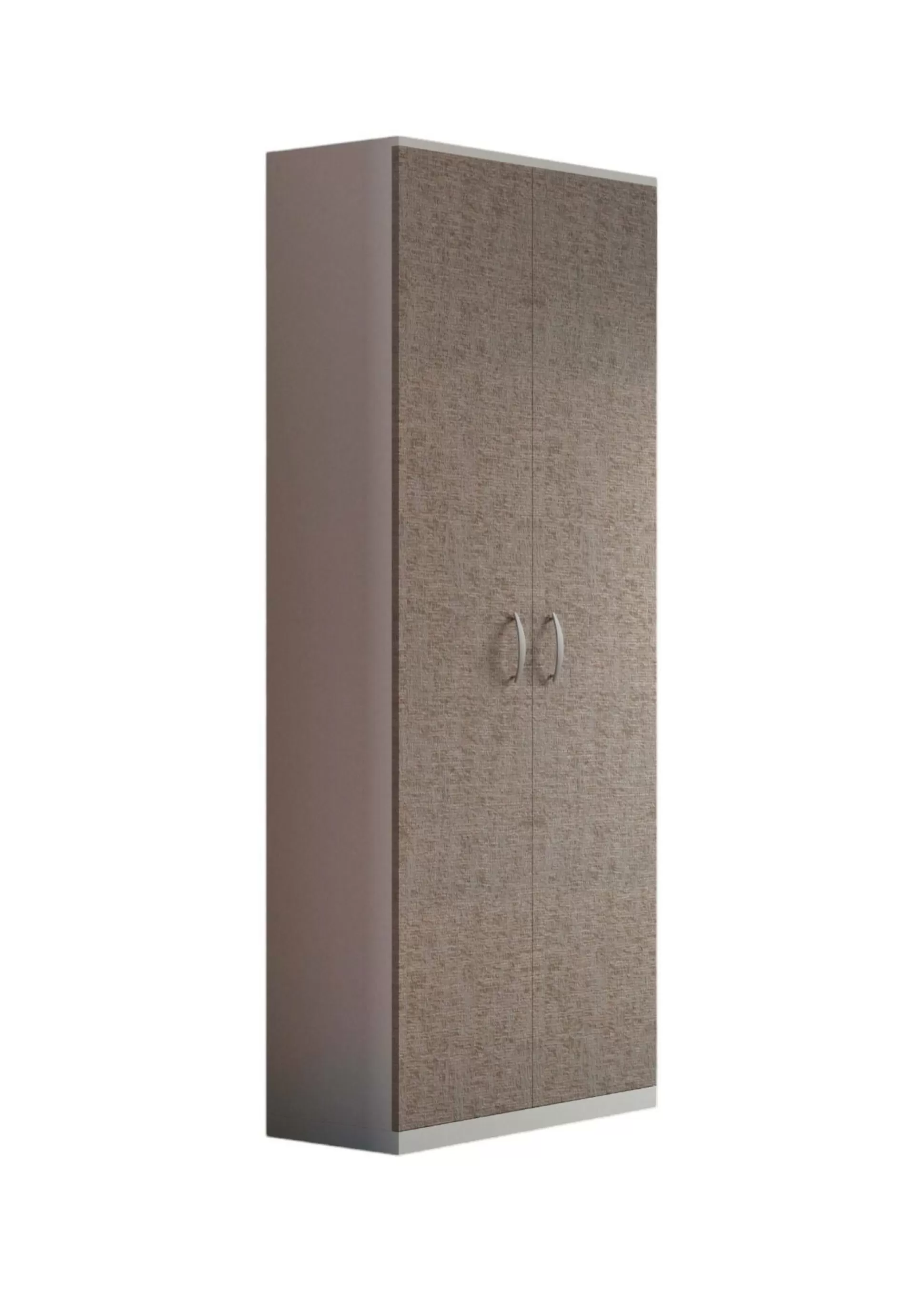 Dmora Armadi Multiuso 2 Ante<Armadio multiuso 2 ante Dradic, 72x36h186 cm, Bianco e Marrone