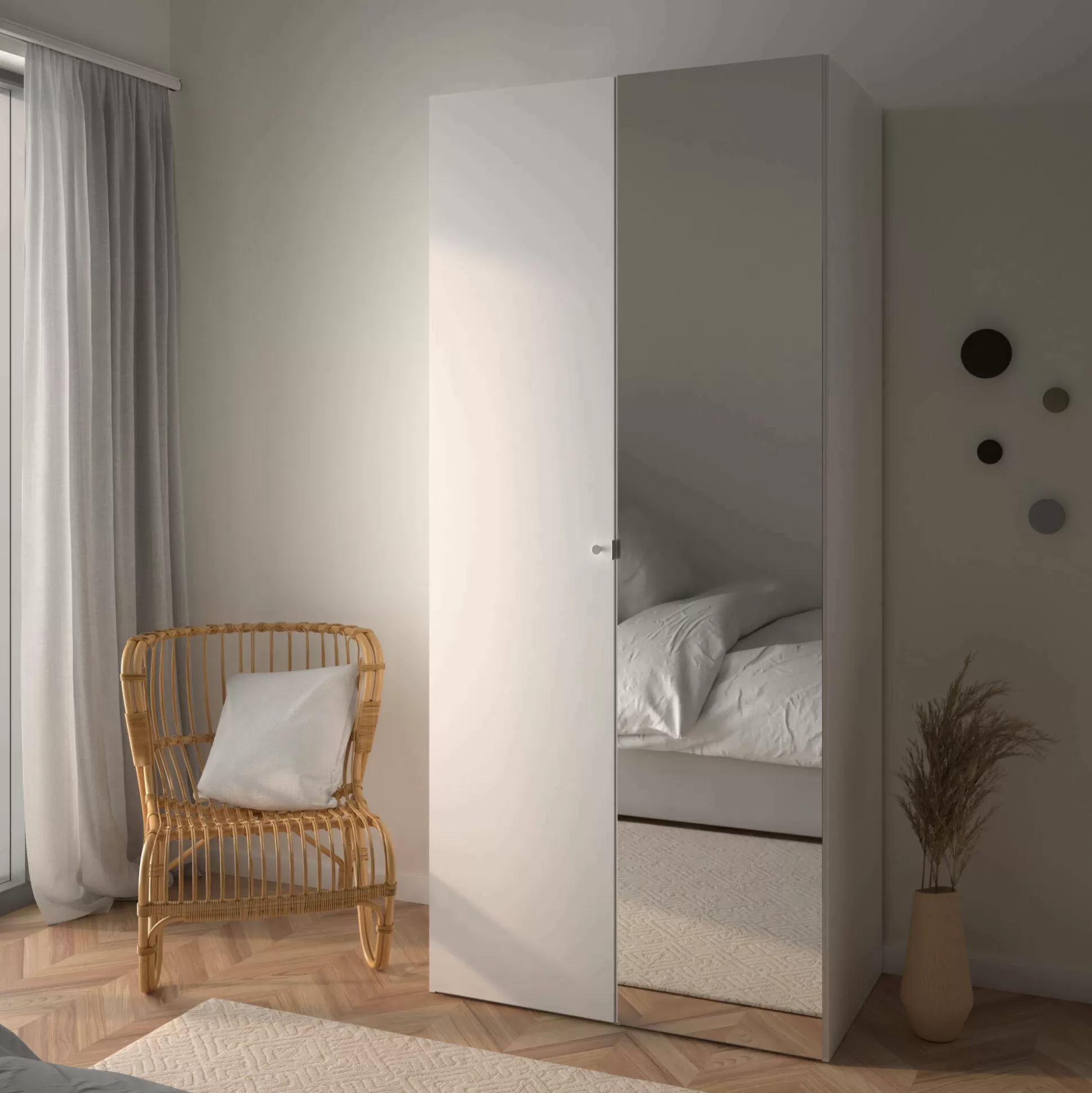 Dmora Armadi Multiuso 2 Ante<Armadio multiuso 2 ante Dventur, 99x60 h219 cm,