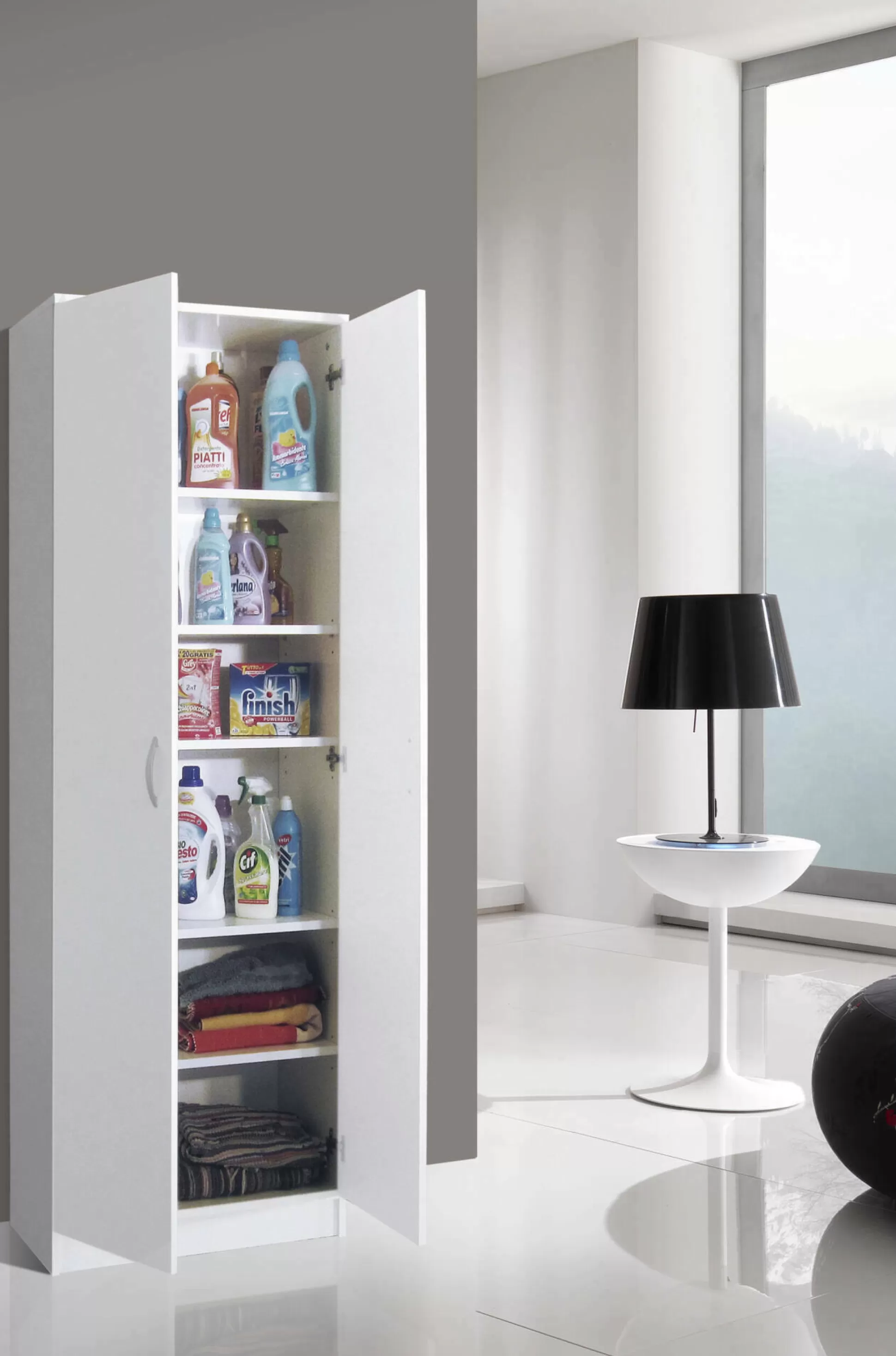Dmora Armadi Multiuso 2 Ante<Armadio multiuso 2 ante Ermanno, 72x36h186 cm,