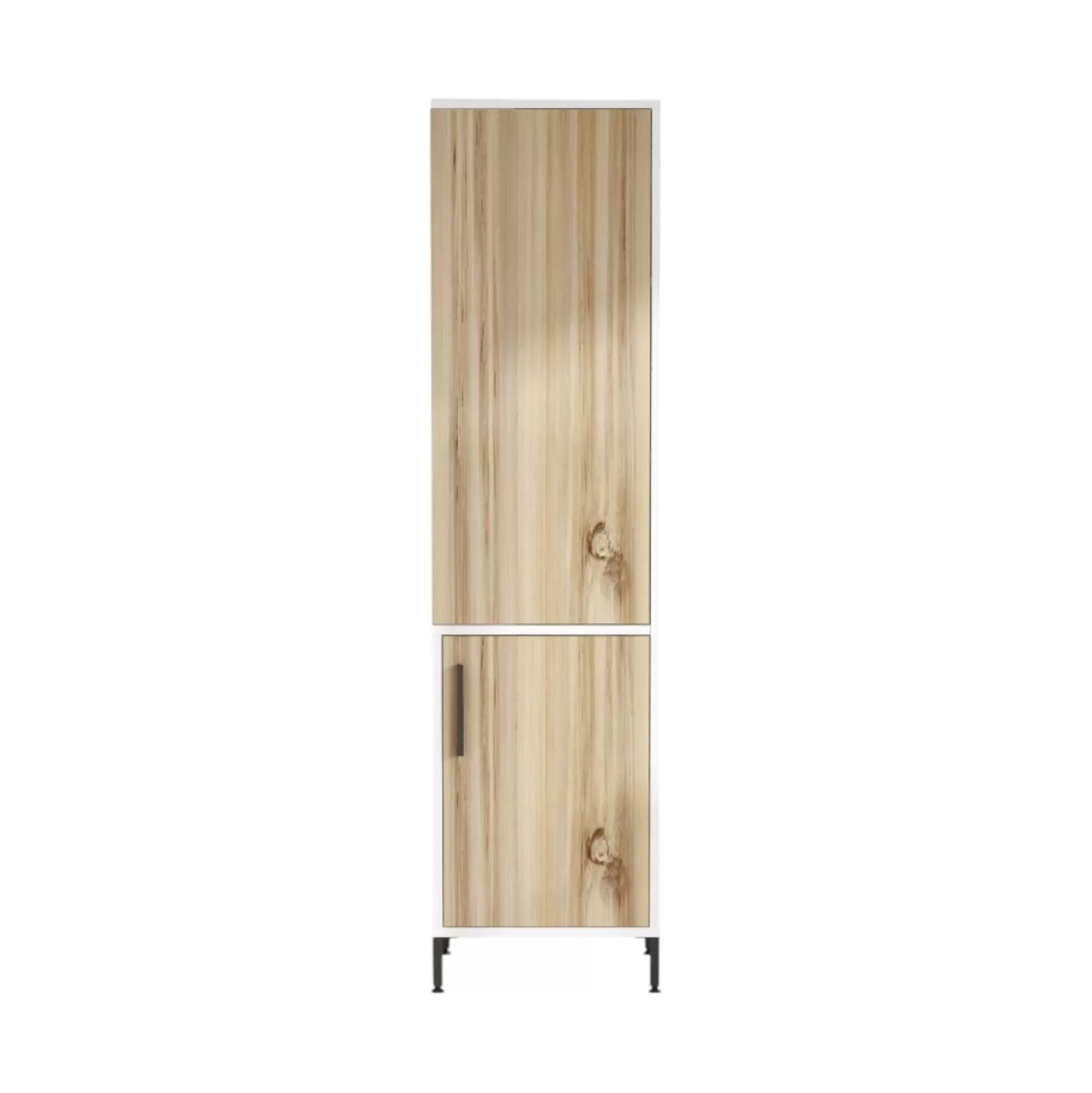 Dmora Armadi Multiuso 2 Ante<Armadio multiuso 2 ante Ramil, 45x36 h174 cm, Noce e Bianco