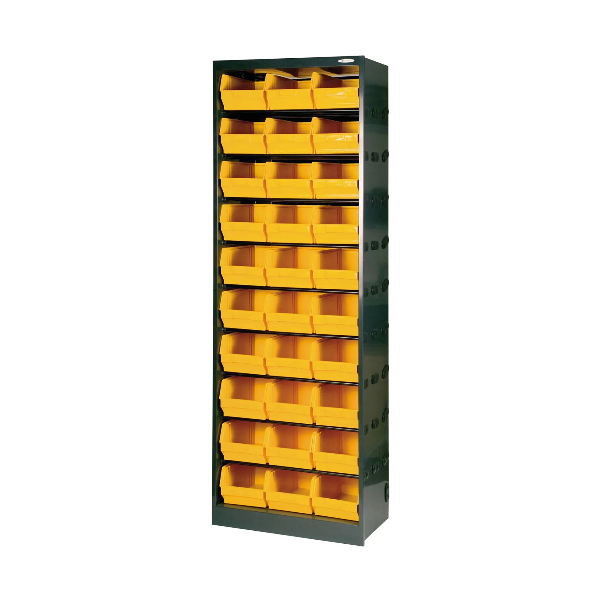 Dmora Altri Armadi Multiuso<Armadio multiuso Dandreoll, Nero e Giallo, 66x37h190 cm