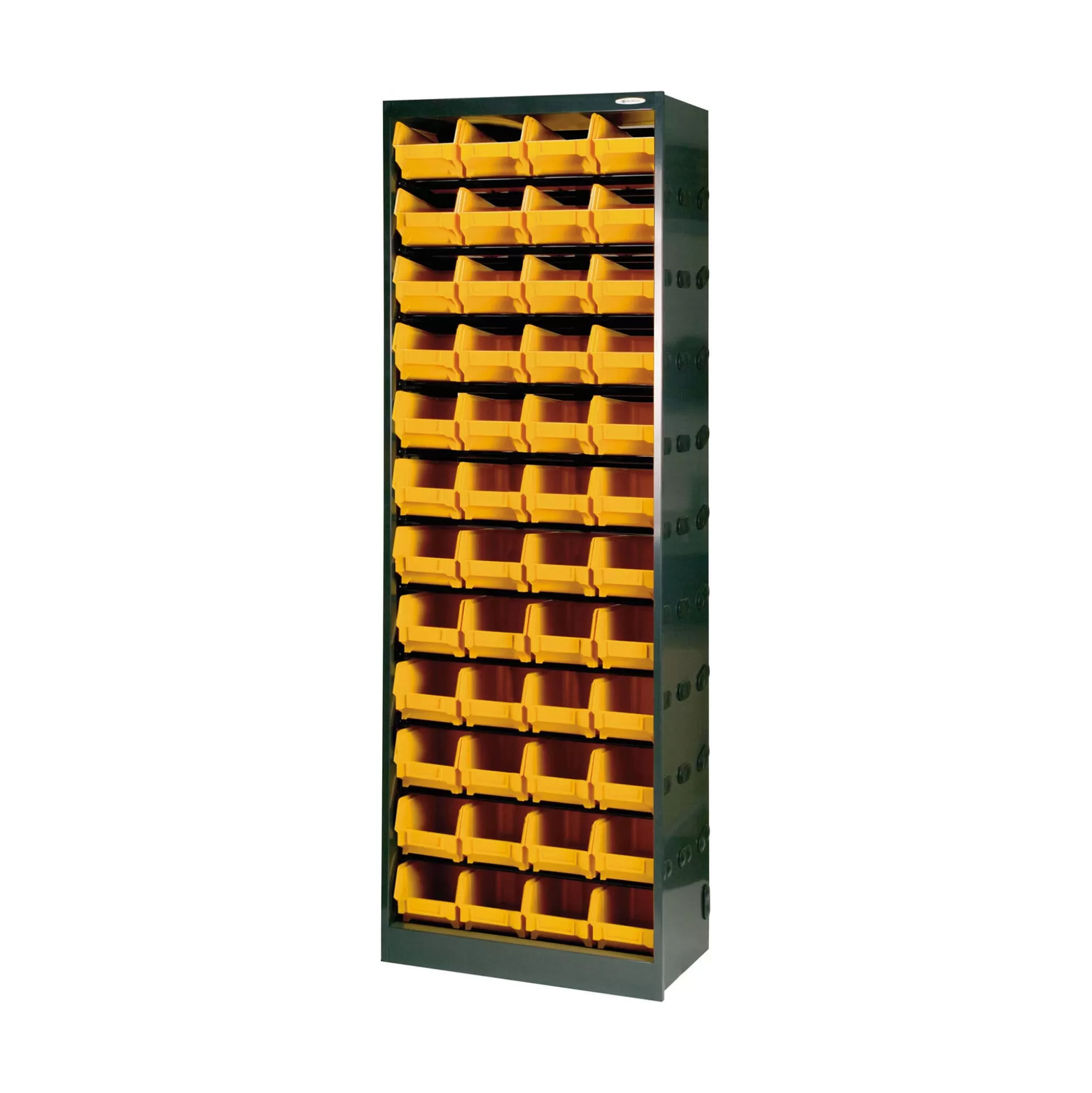Dmora Altri Armadi Multiuso<Armadio multiuso Dandreoll, Nero e Giallo, 64x26h190 cm