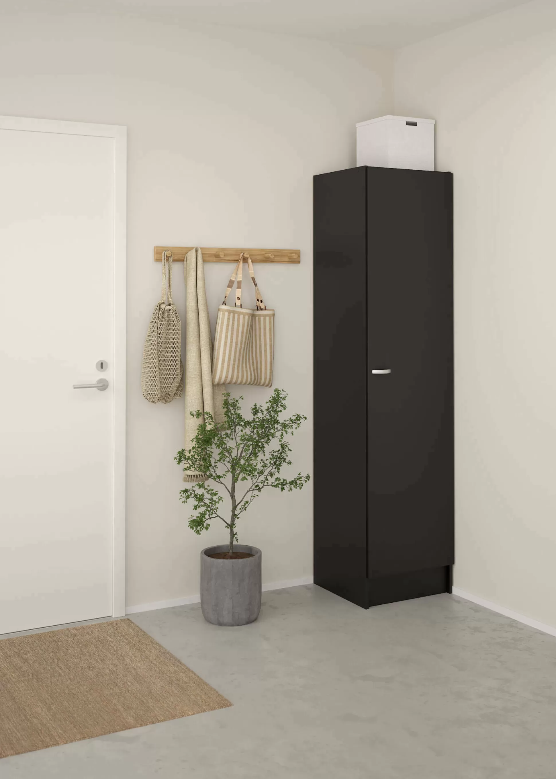 Dmora Altri Armadi Multiuso<Armadio multiuso grande Airone, 47x49 h200 cm,
