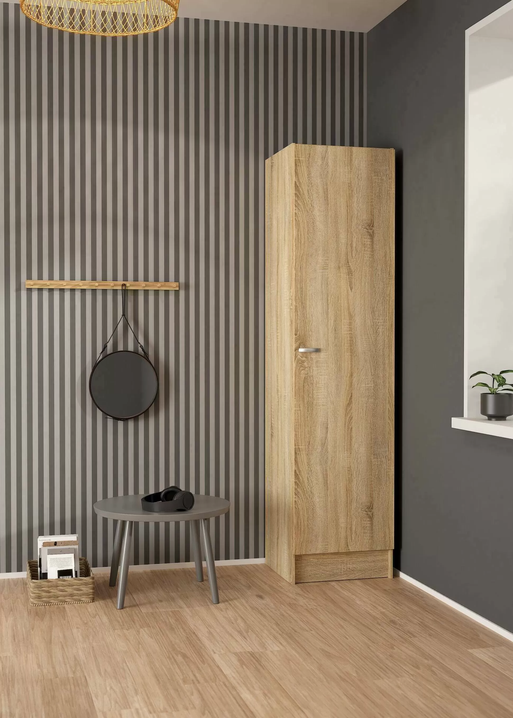 Dmora Altri Armadi Multiuso<Armadio multiuso grande Airone, 49x47 h200 cm,