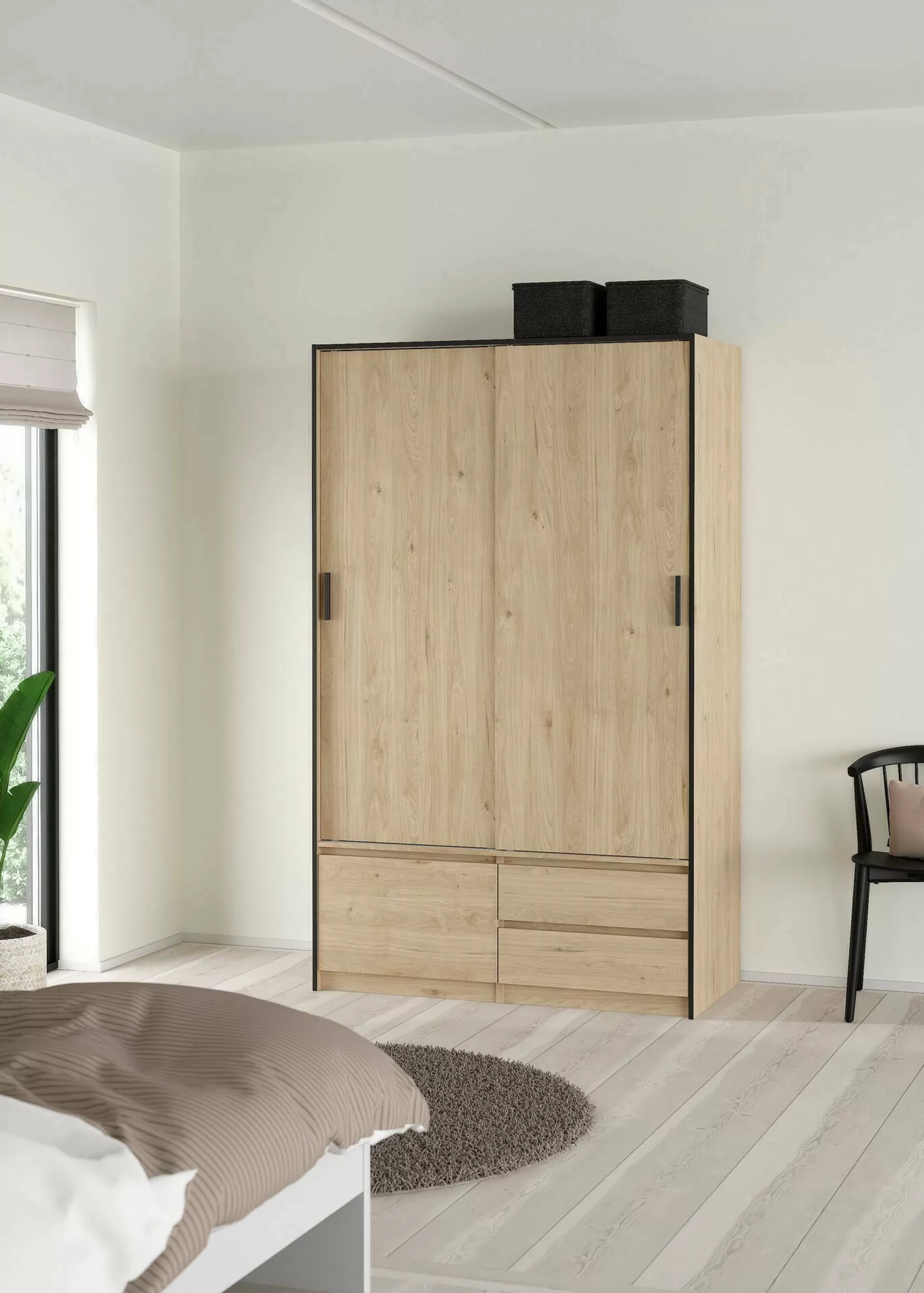 Dmora Altri Armadi Multiuso<Armadio multiuso grande Bedollo, 60x121 h200 cm,