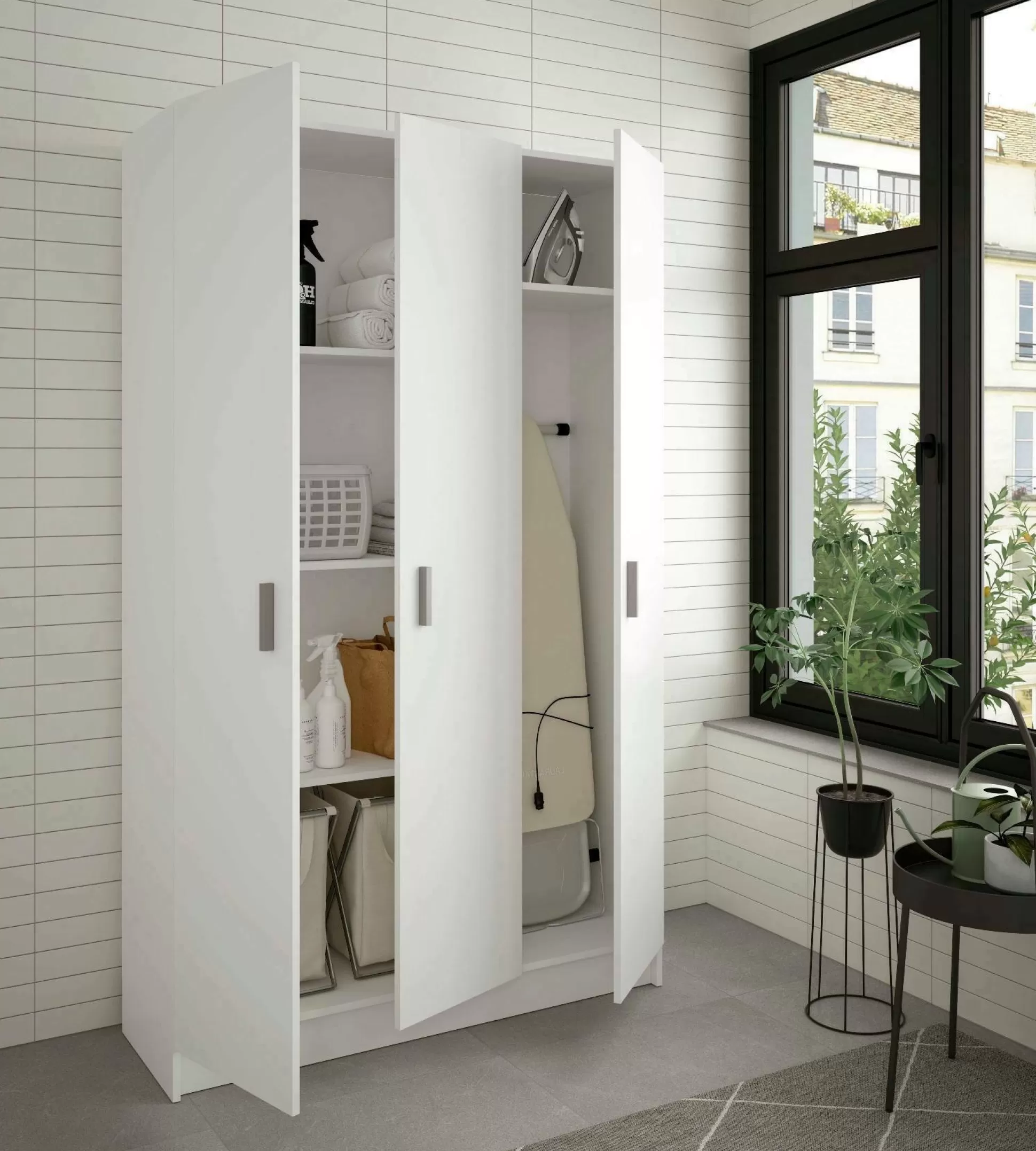 Dmora Altri Armadi Multiuso<Armadio multiuso grande Dains, 109x37h180 cm,