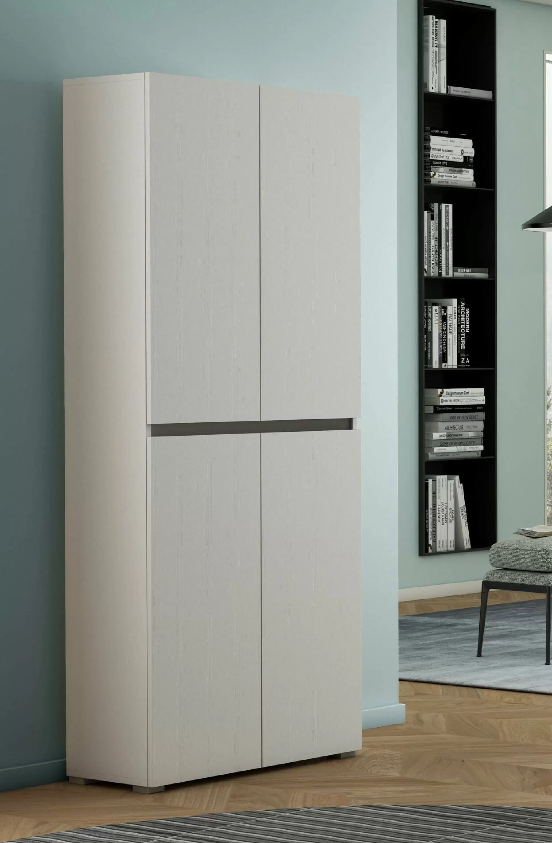 Dmora Altri Armadi Multiuso<Armadio multiuso grande Dbalestr, 80x37h195 cm,