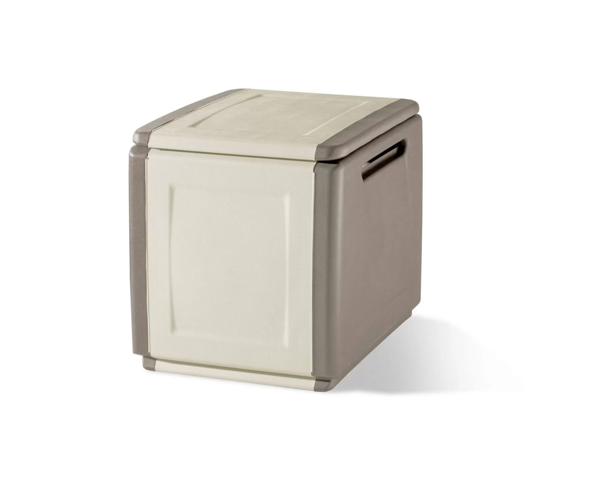 Dmora Bauli<Baule Azziuro, 54x53h57 cm, Beige e Marrone