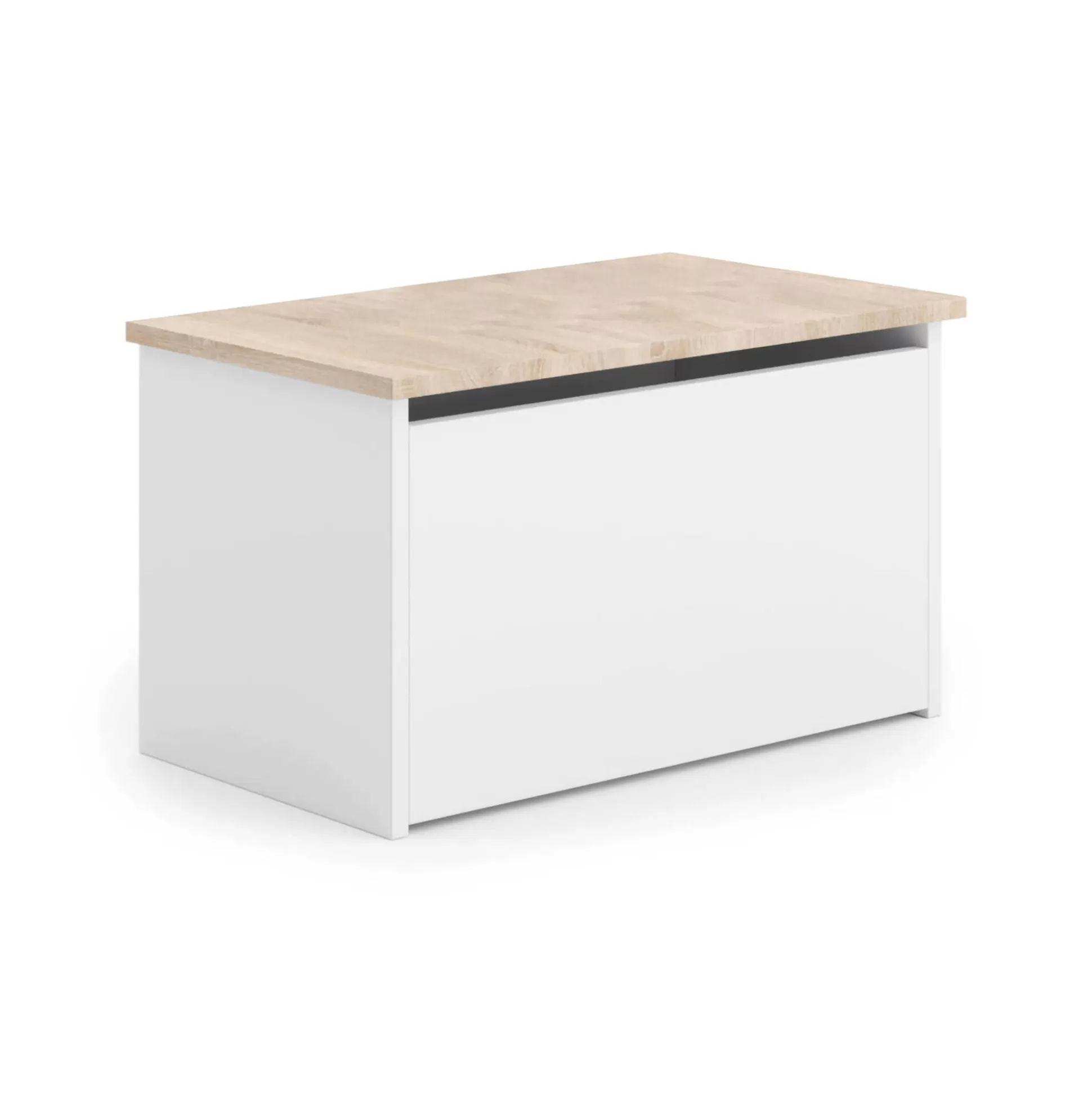 Dmora Bauli<Baule Swami, 40x42 h73 cm, Bianco e Rovere