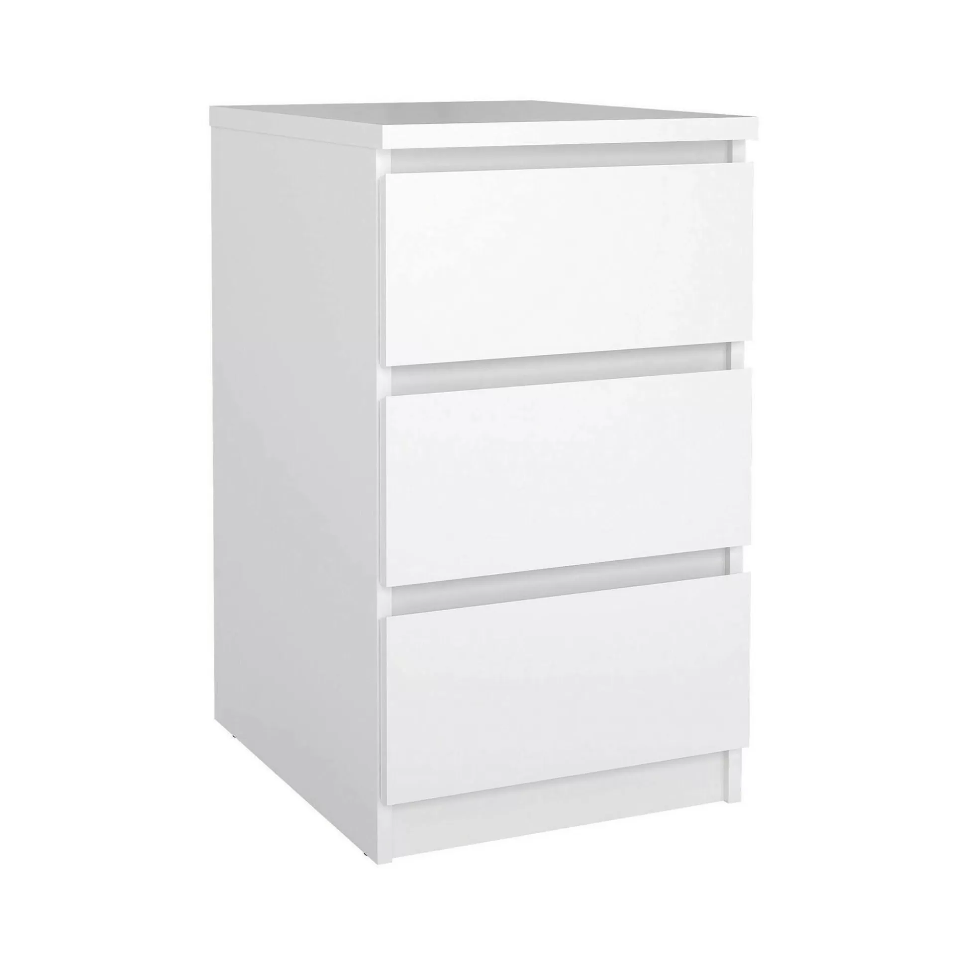 Dmora Cassettiere<Cassettiera Accudino, 40x50 h70 cm, Bianco