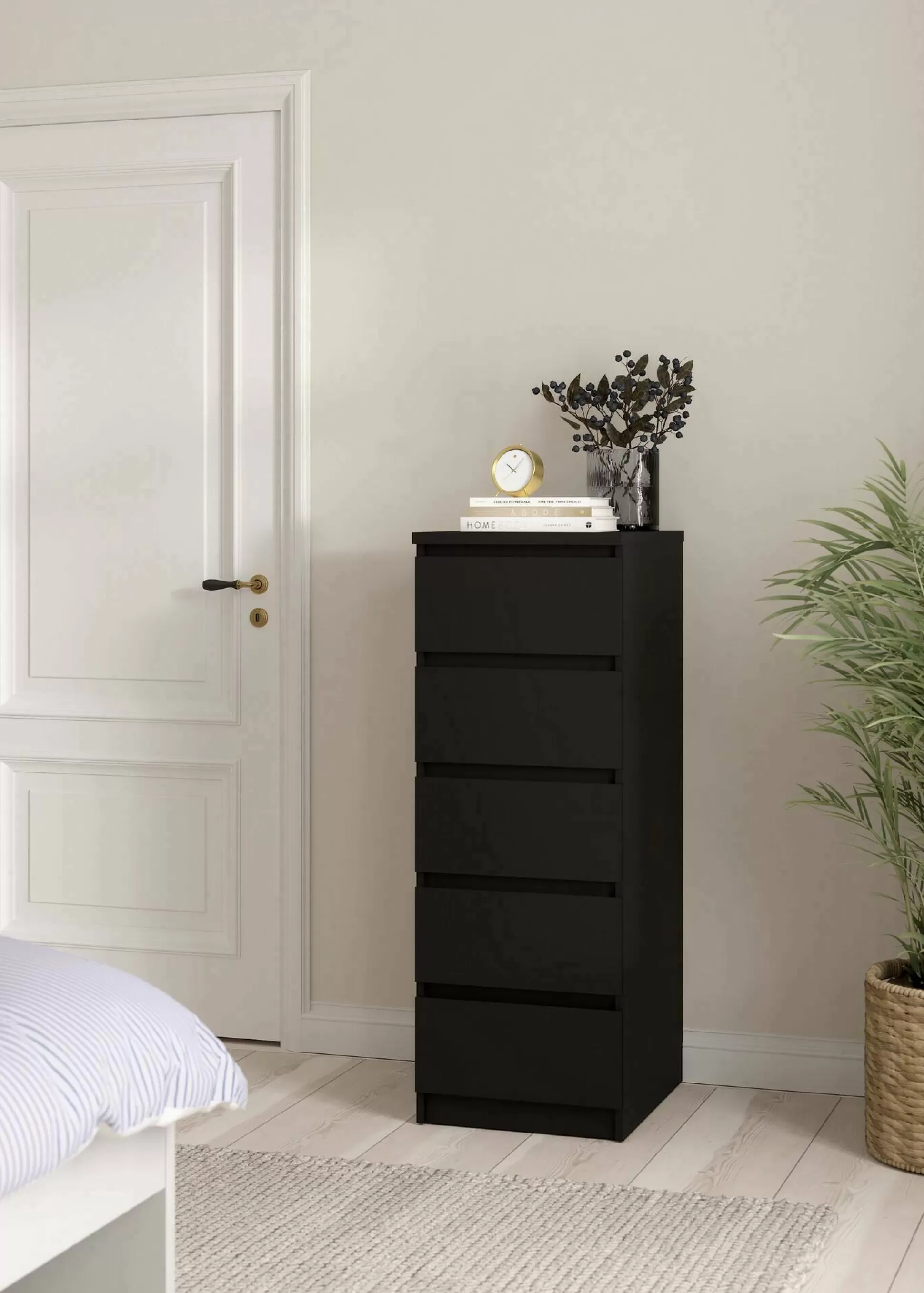 Dmora Cassettiere<Cassettiera Achaldi, 50x40 h111 cm,