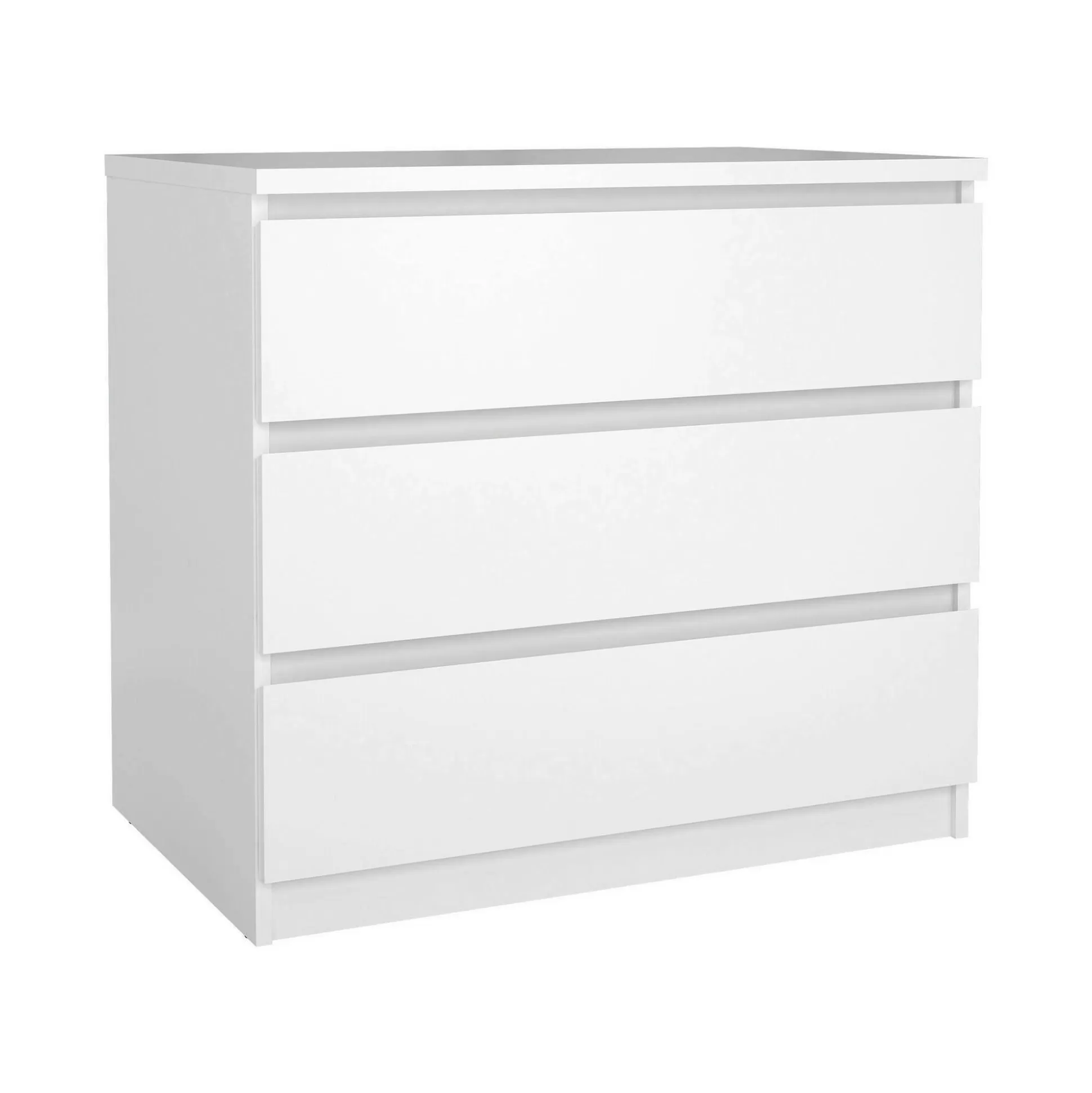 Dmora Cassettiere<Cassettiera Artic, 77x50 h70 cm, Bianco
