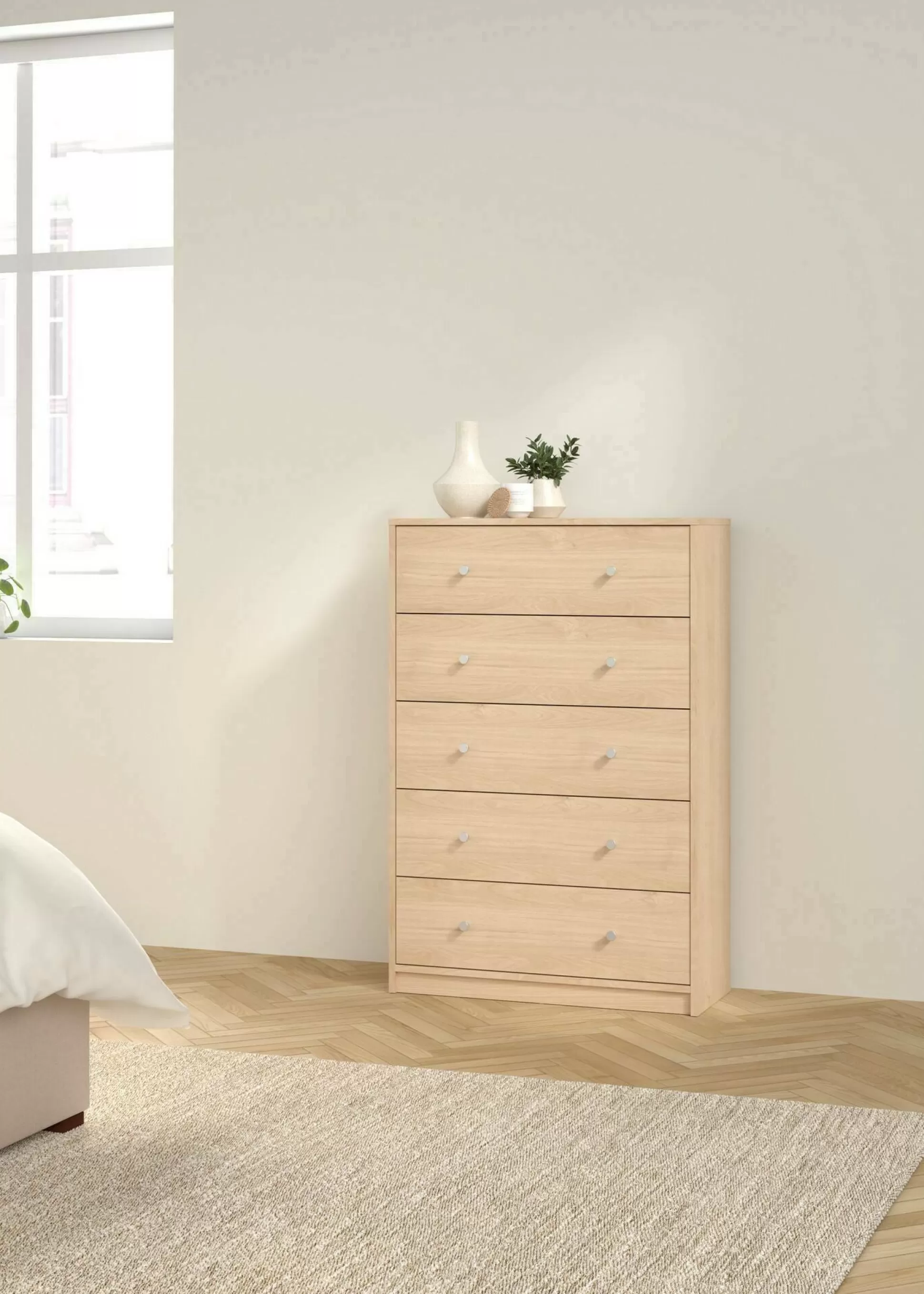 Dmora Cassettiere<Cassettiera Contessa, 30x72 h108 cm,