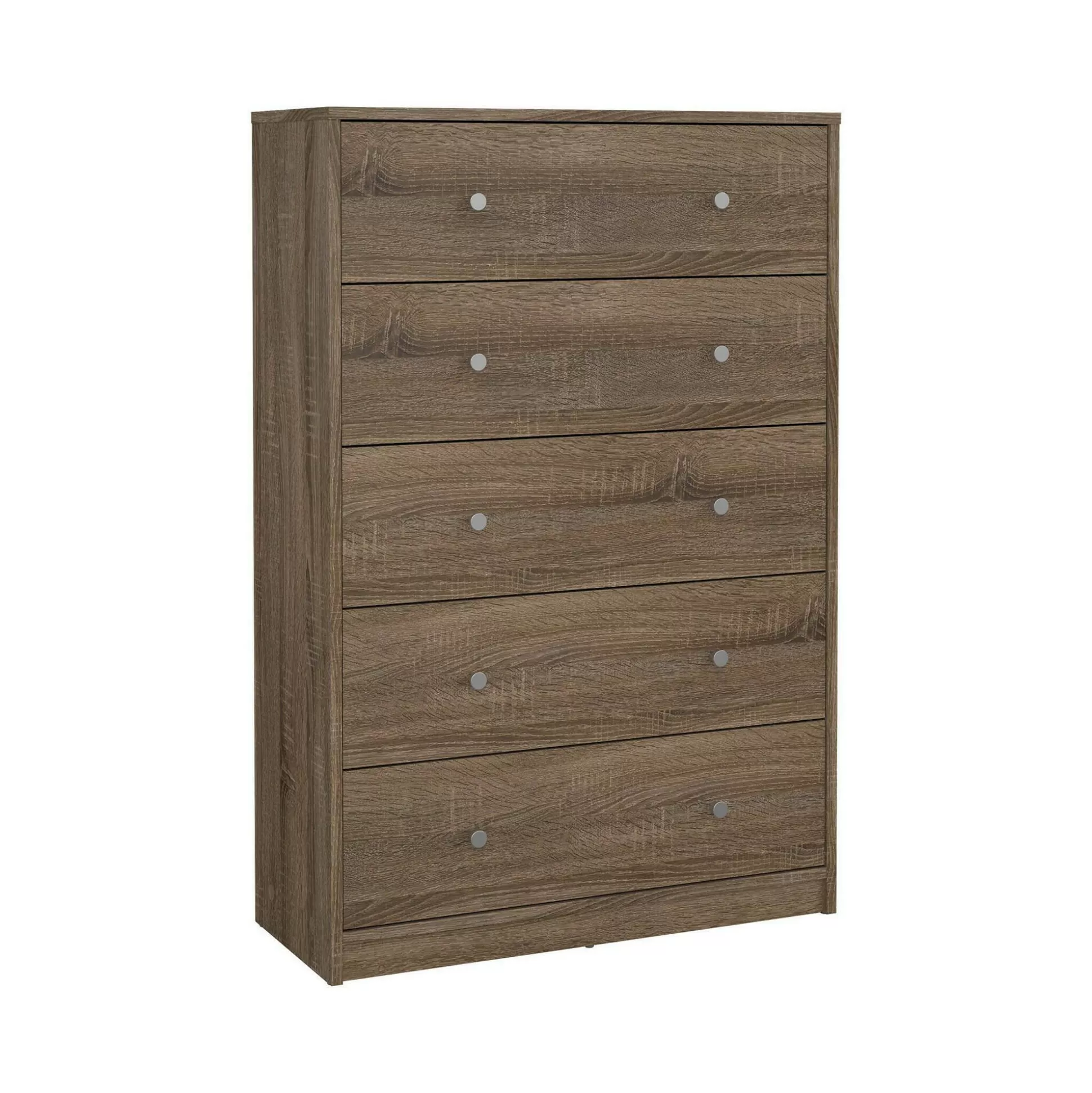 Dmora Cassettiere<Cassettiera Contessa, 30x72 h108 cm, Rovere