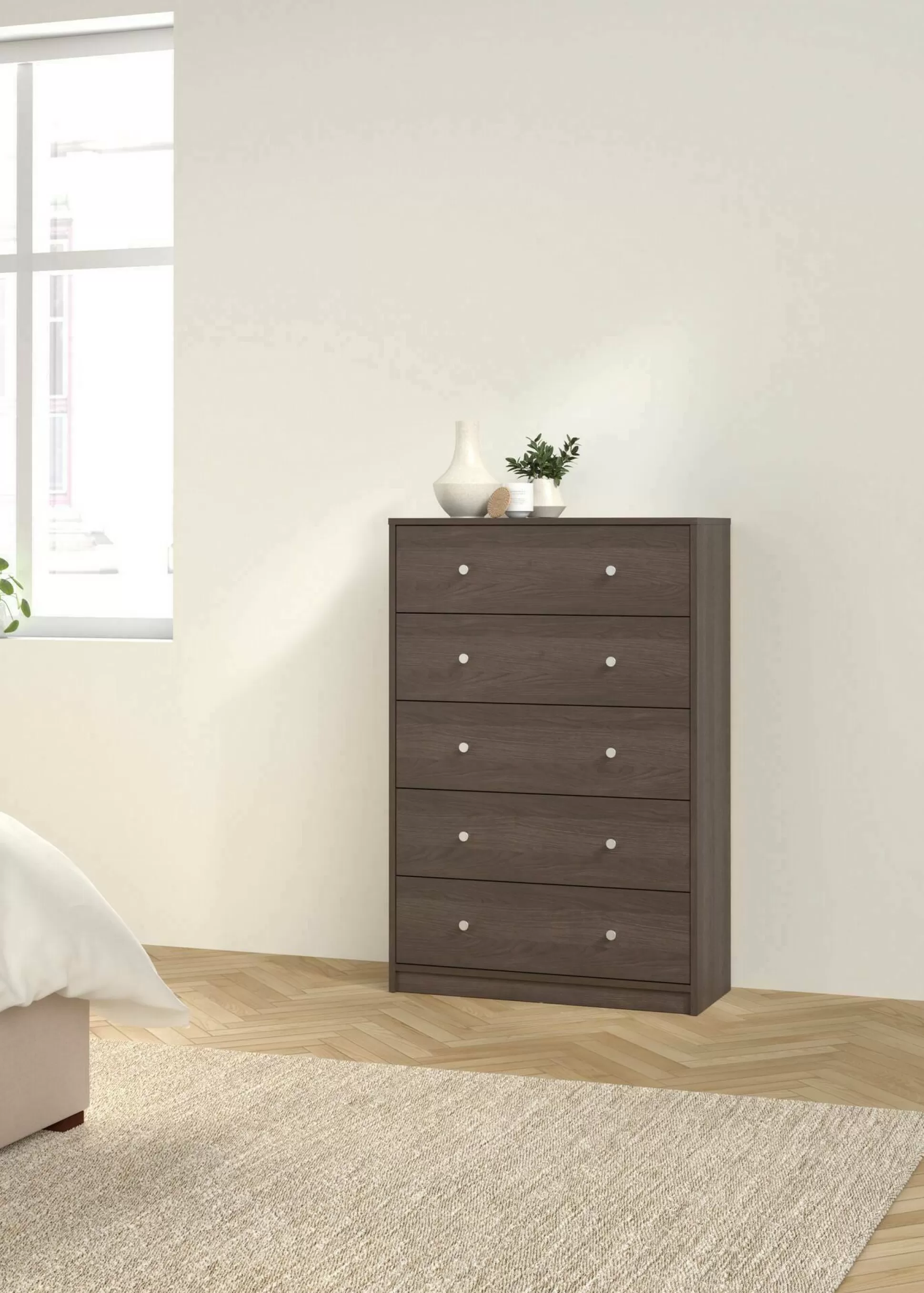 Dmora Cassettiere<Cassettiera Dripar, 72x30 h108 cm,