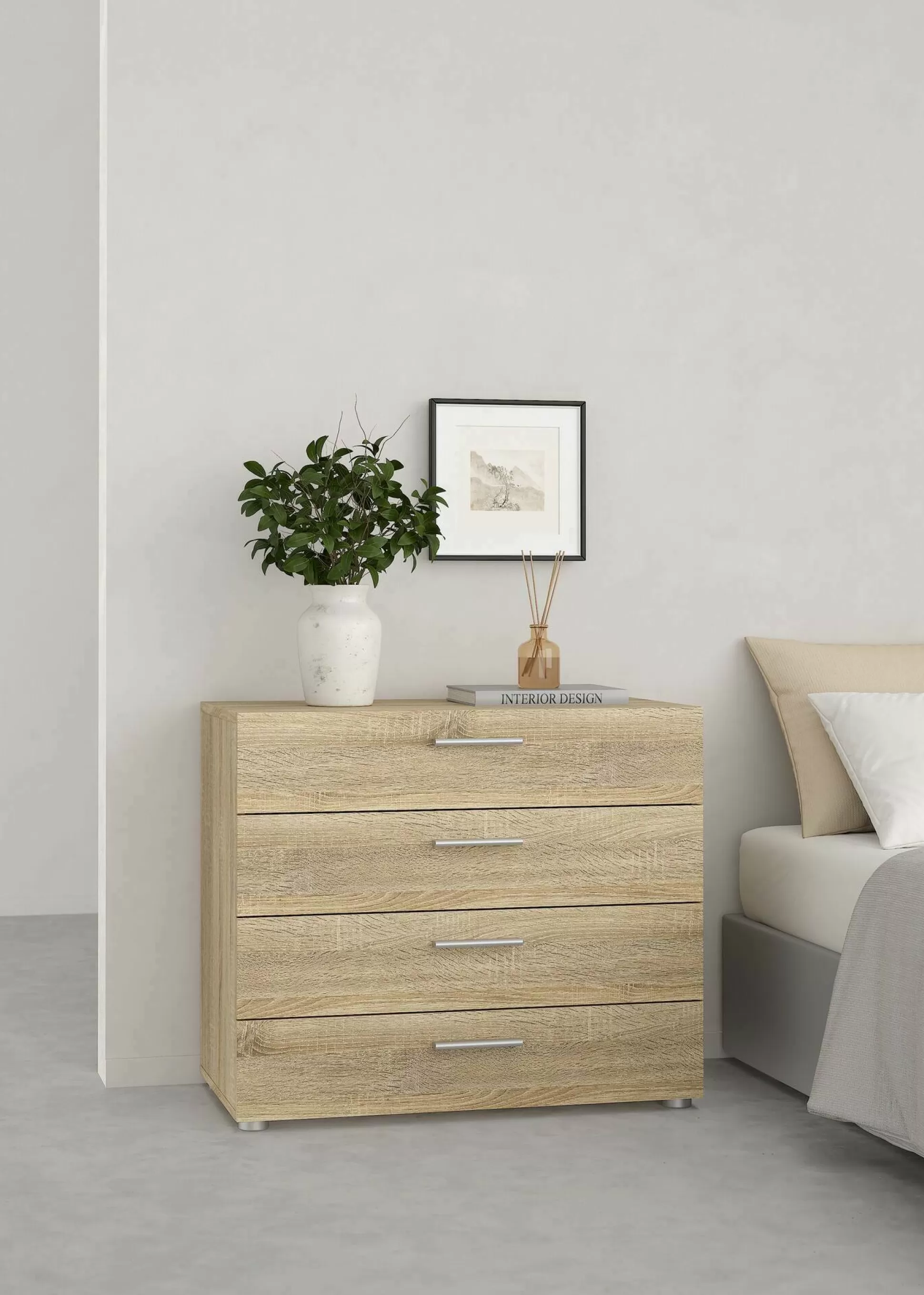 Dmora Cassettiere<Cassettiera Droff, 40x80 h68 cm,
