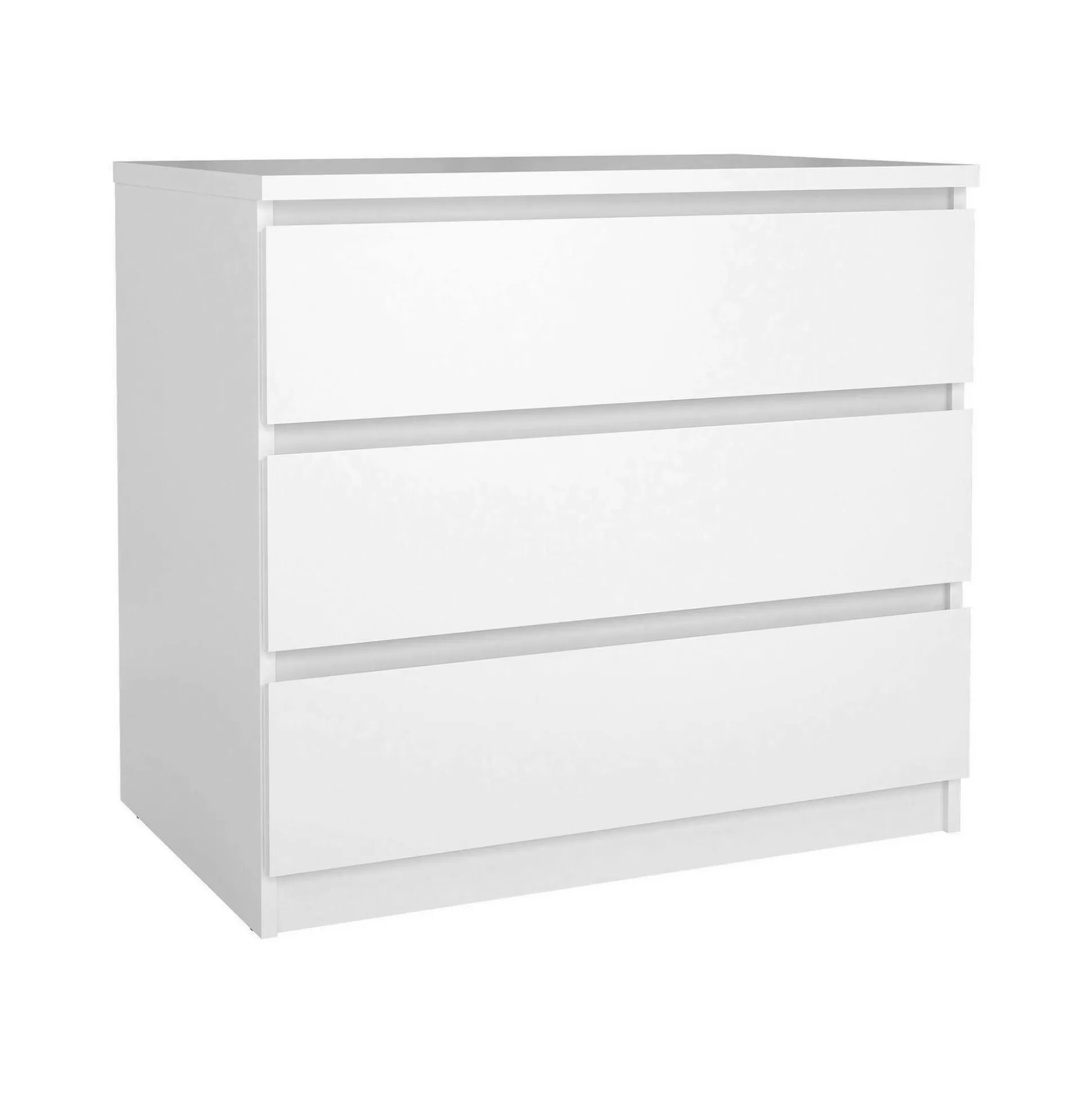 Dmora Cassettiere<Cassettiera Kajiki, 50x77 h68 cm, Bianco