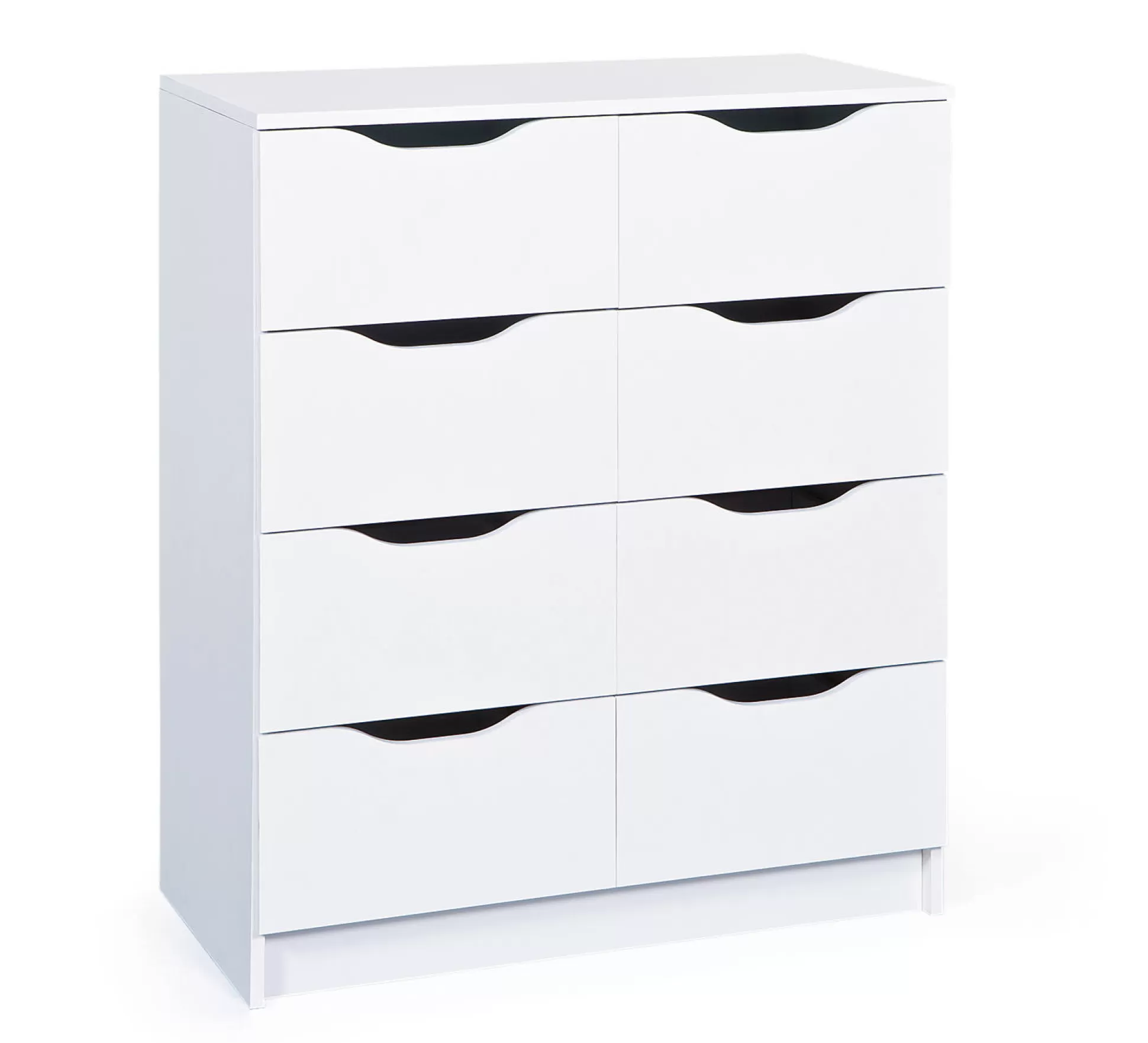 Dmora Cassettiere<Cassettiera Mainz, Settimino multiuso, Comò camera da letto, Mobile con cassetti, 91x80 h40 cm,