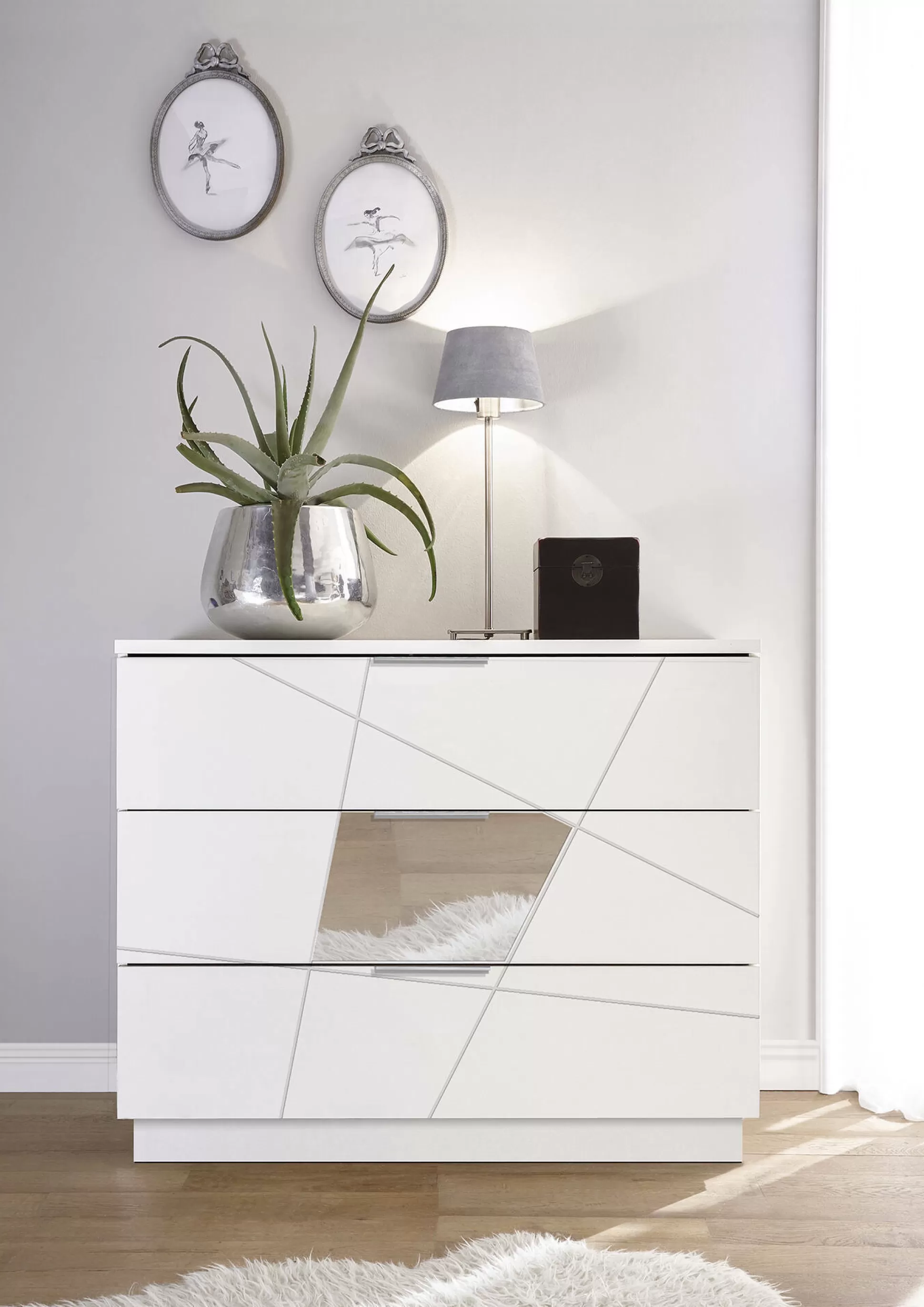 Dmora Cassettiere<Cassettiera Nilam, 104x45 h85 cm,