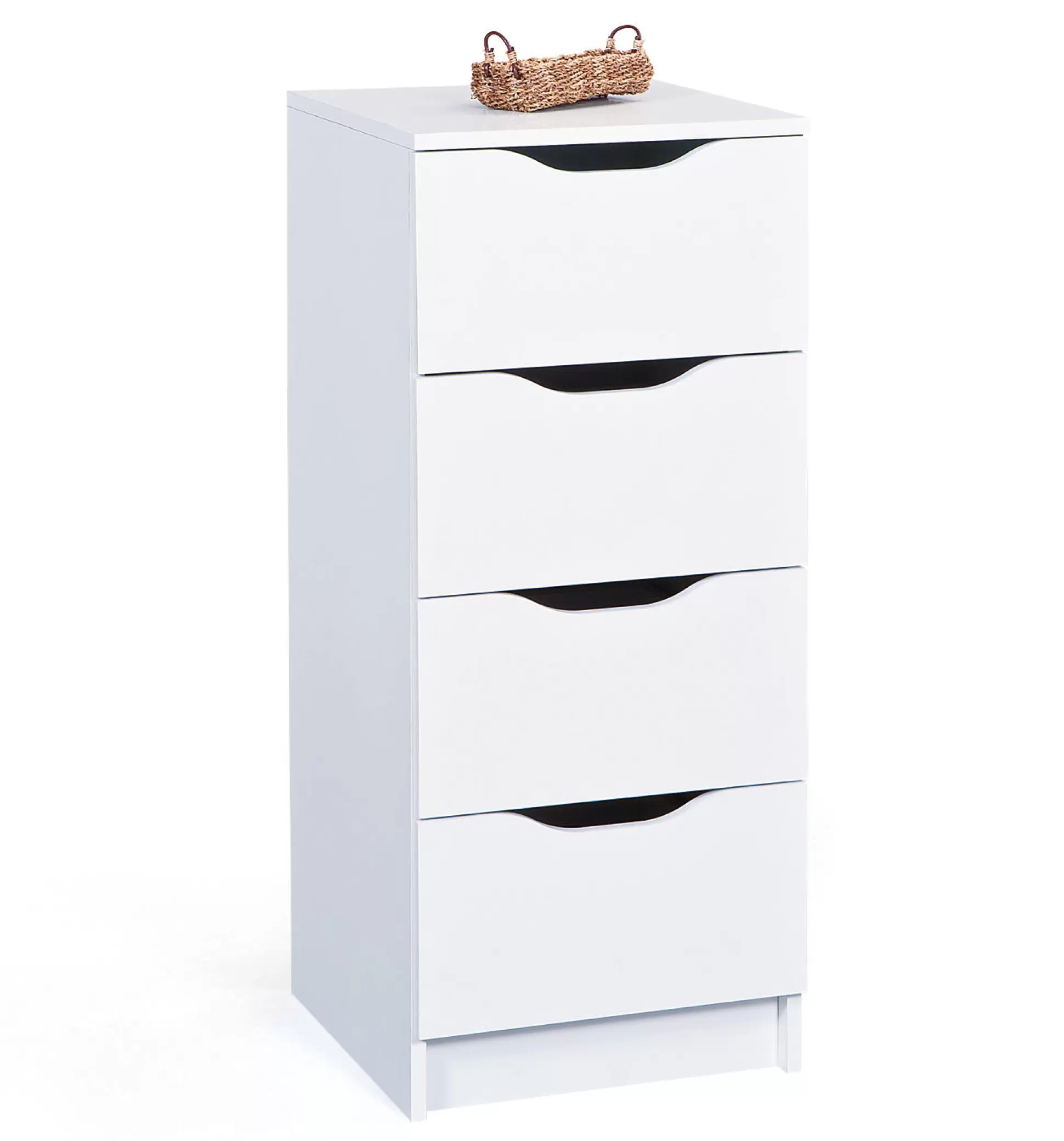 Dmora Cassettiere<Cassettiera Wuppertal, Settimino multiuso, Comò camera da letto, Mobile con cassetti, 92x40 h40 cm,