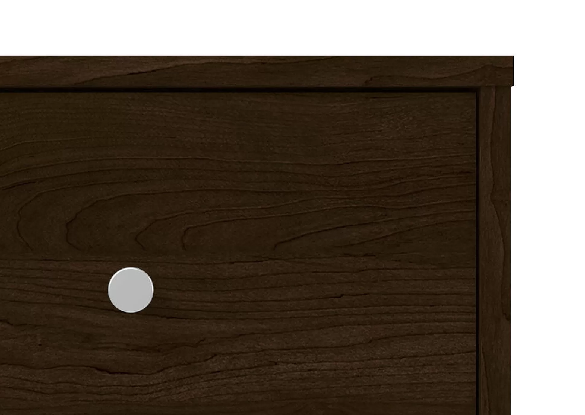 Dmora Comodini<Comodino a un cassetto, colore marrone, cm 37.9 x 48.4 x 30.1