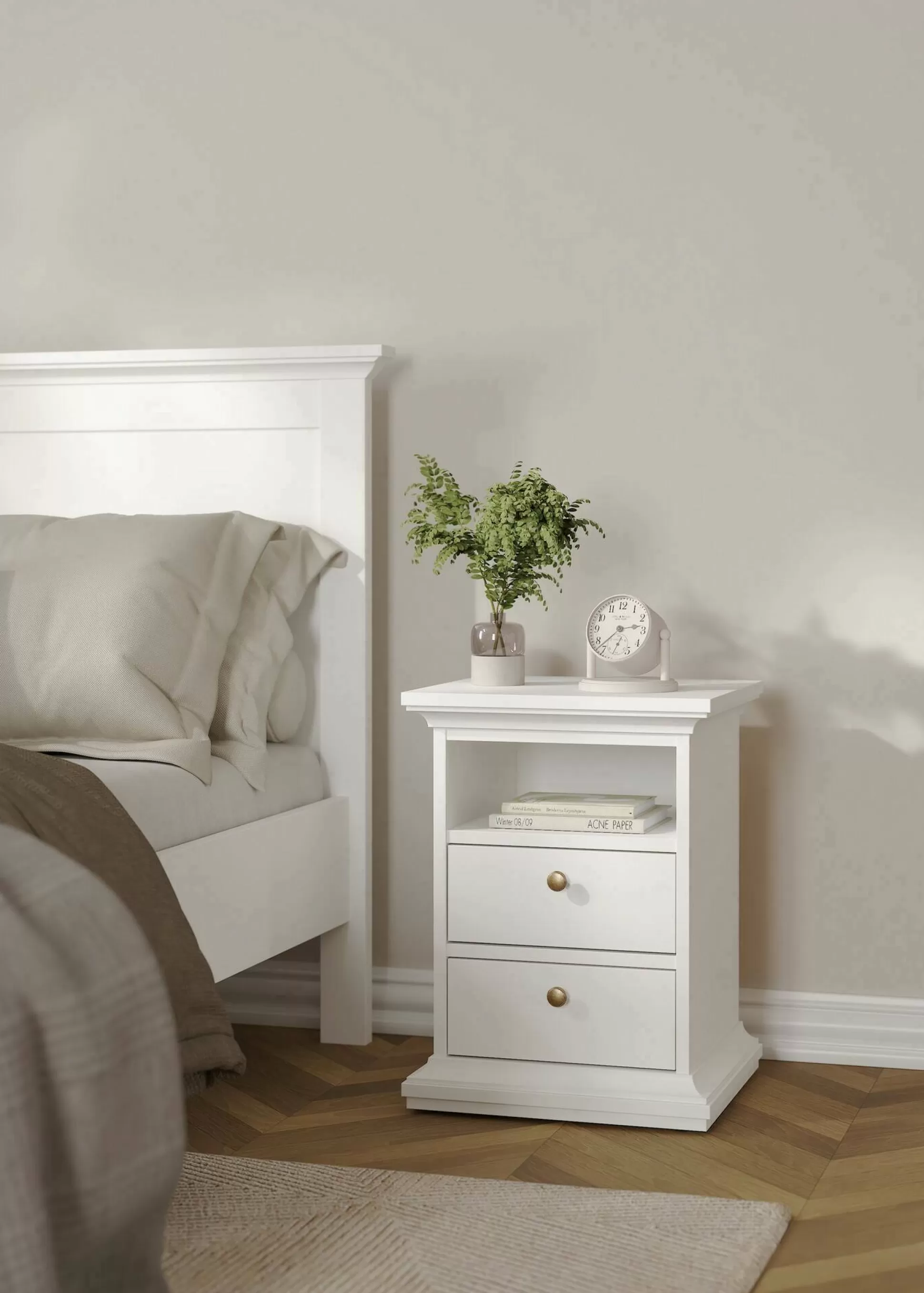 Dmora Comodini<Comodino Alichin, 44x40 h59 cm,