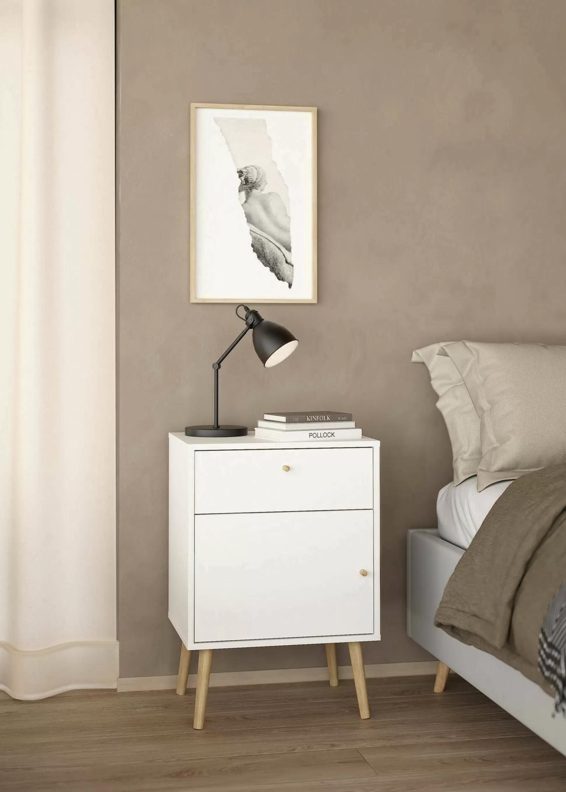 Dmora Comodini<Comodino Antenati, 39x50 h72 cm,