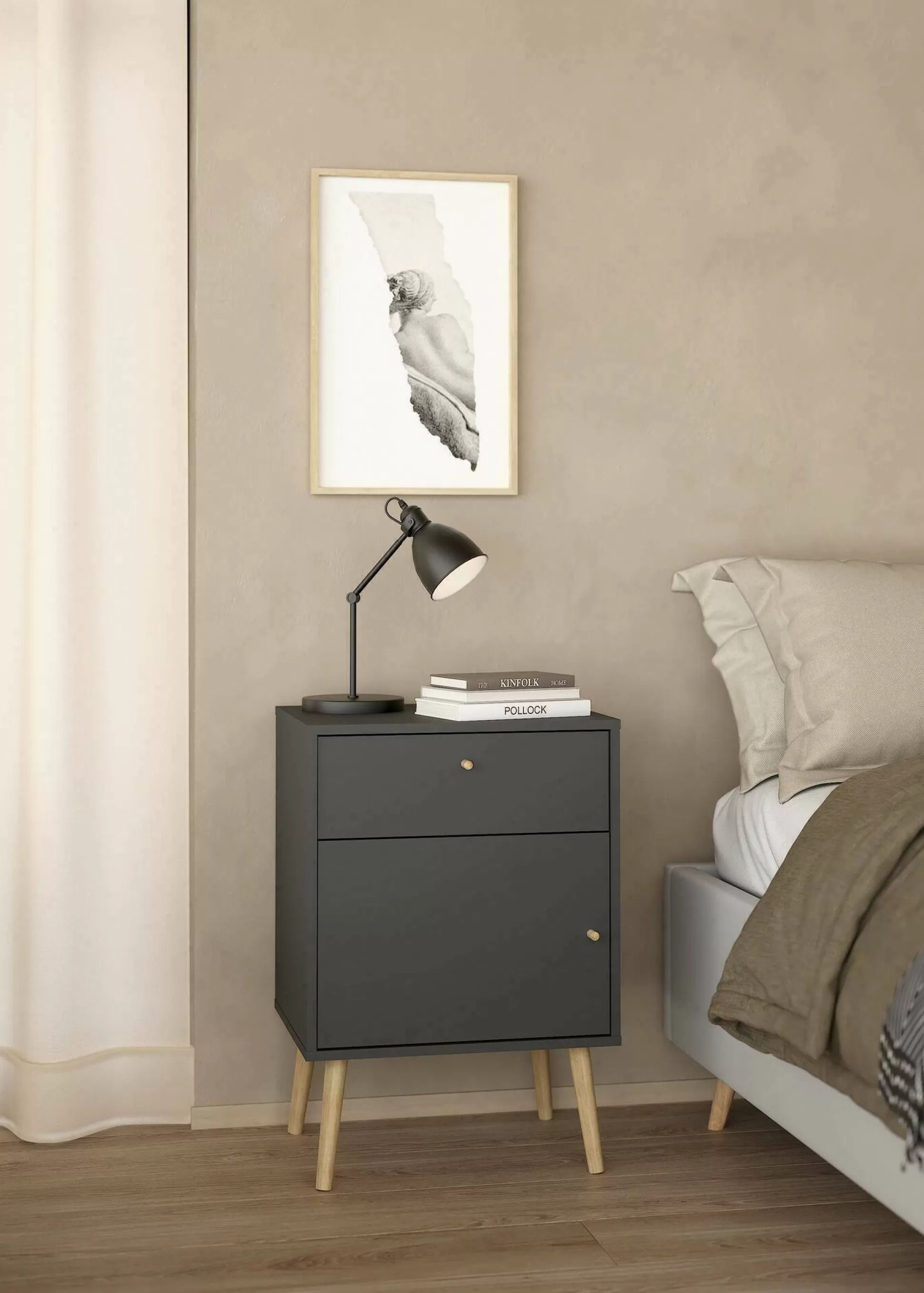 Dmora Comodini<Comodino Antenati, 39x50 h72 cm,