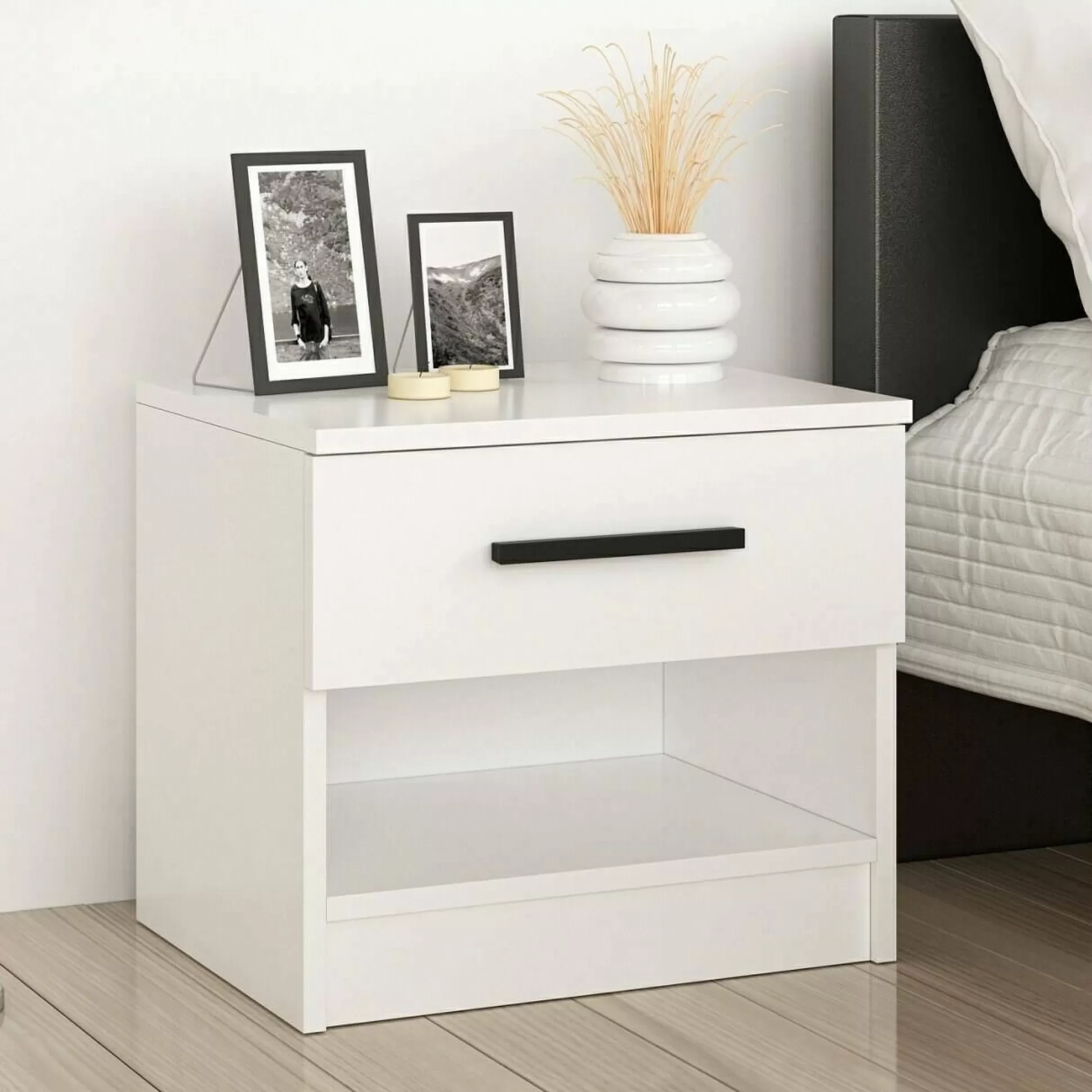 Dmora Comodini<Comodino Dgisi, 50x47 h40 cm,