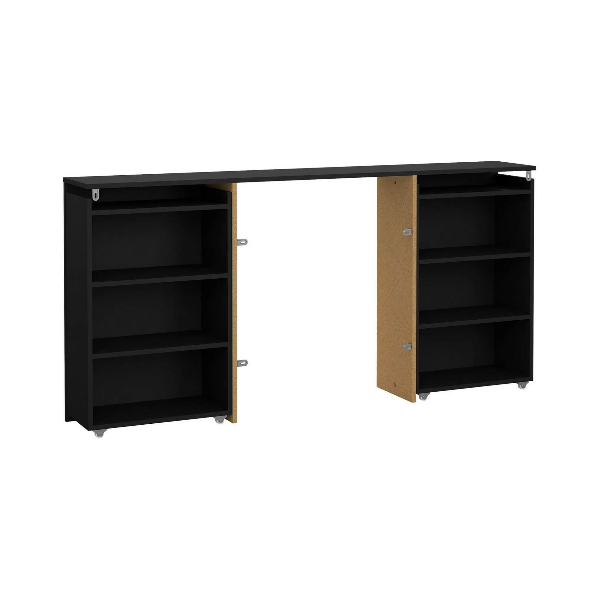 Dmora Comodini<Comodino Drubb, 165x26 h80 cm,