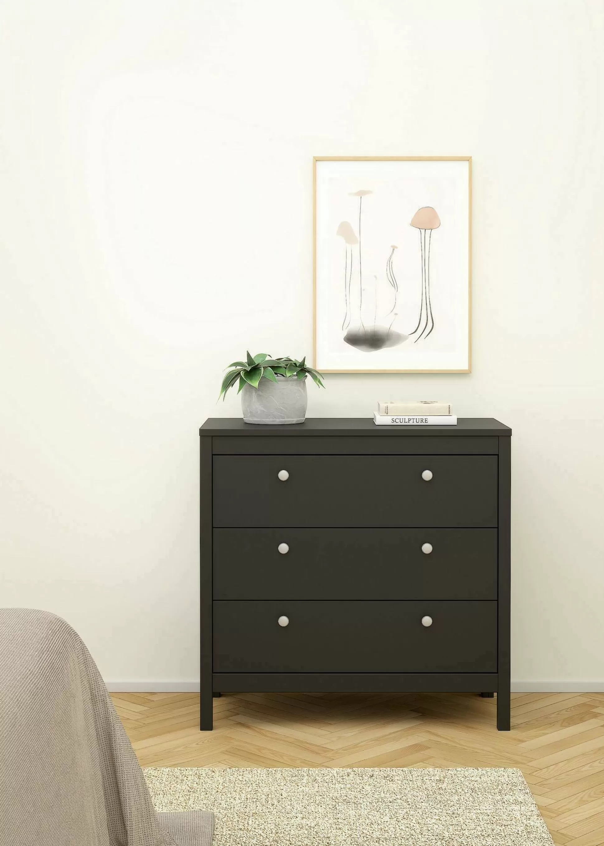 Dmora Comodini<Comodino Dsain, 38x44 h70 cm,