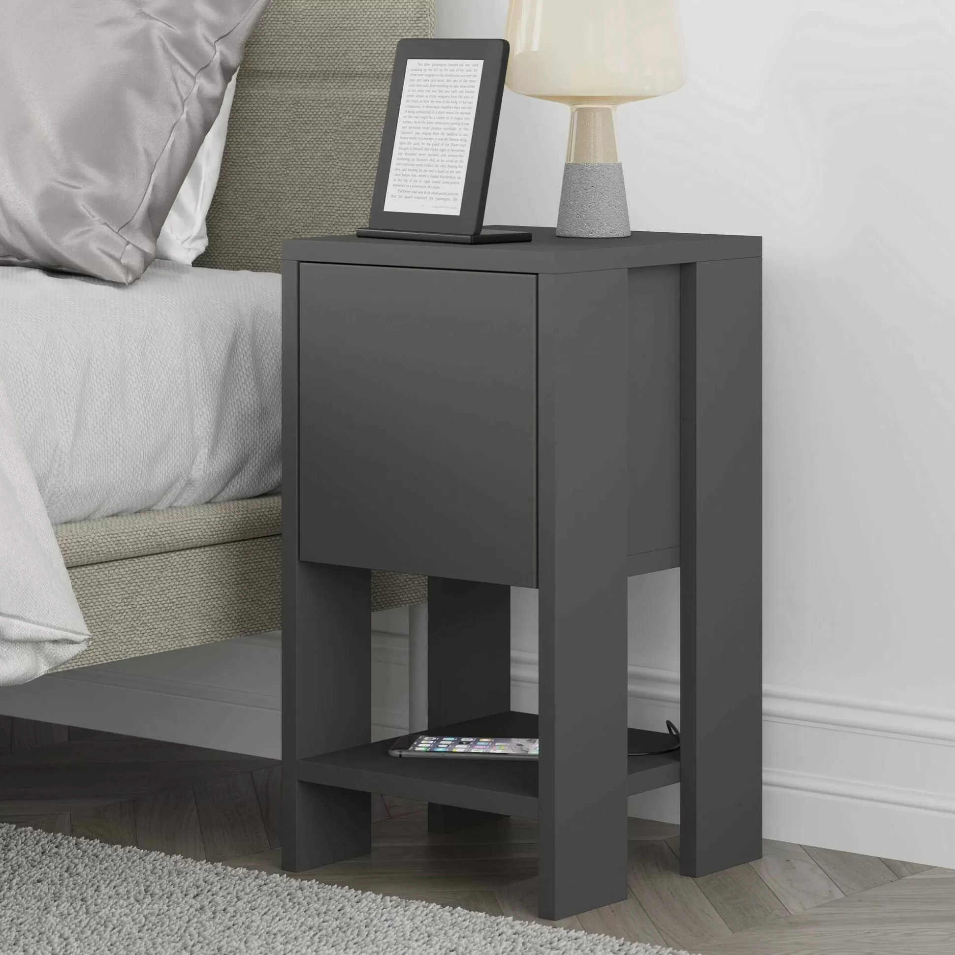 Dmora Comodini<Comodino Filippa, 30x30h55 cm,