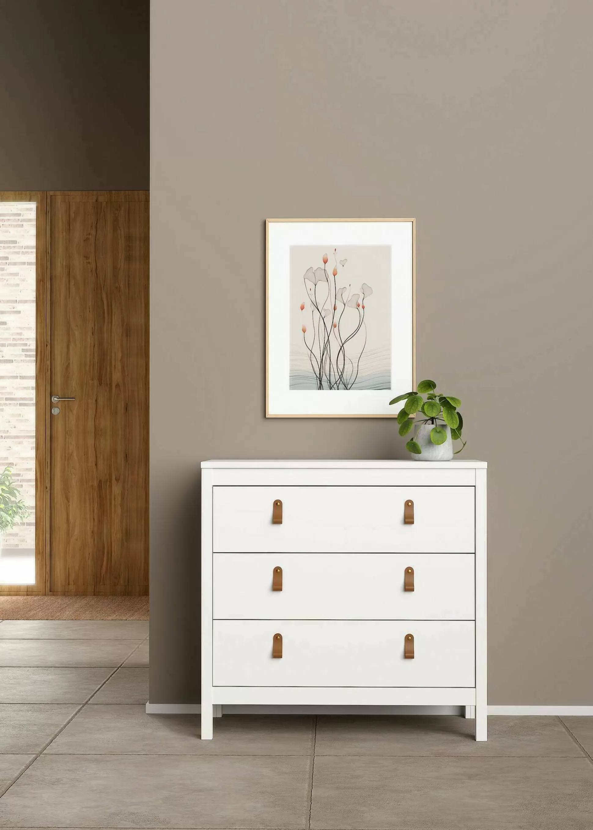 Dmora Comodini<Comodino Inday, 34x40 h70 cm,