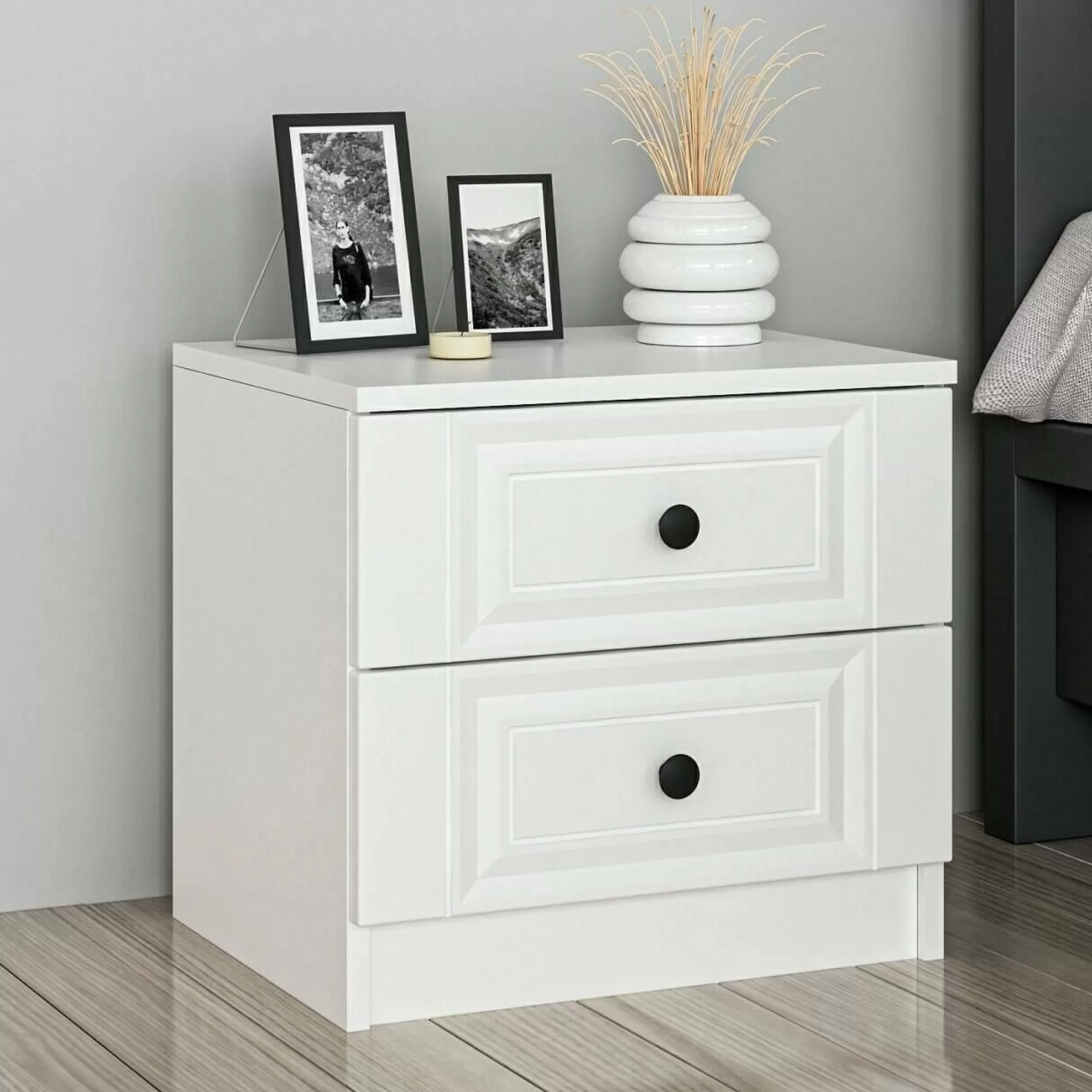 Dmora Comodini<Comodino Ismael, 72x42 h77 cm,