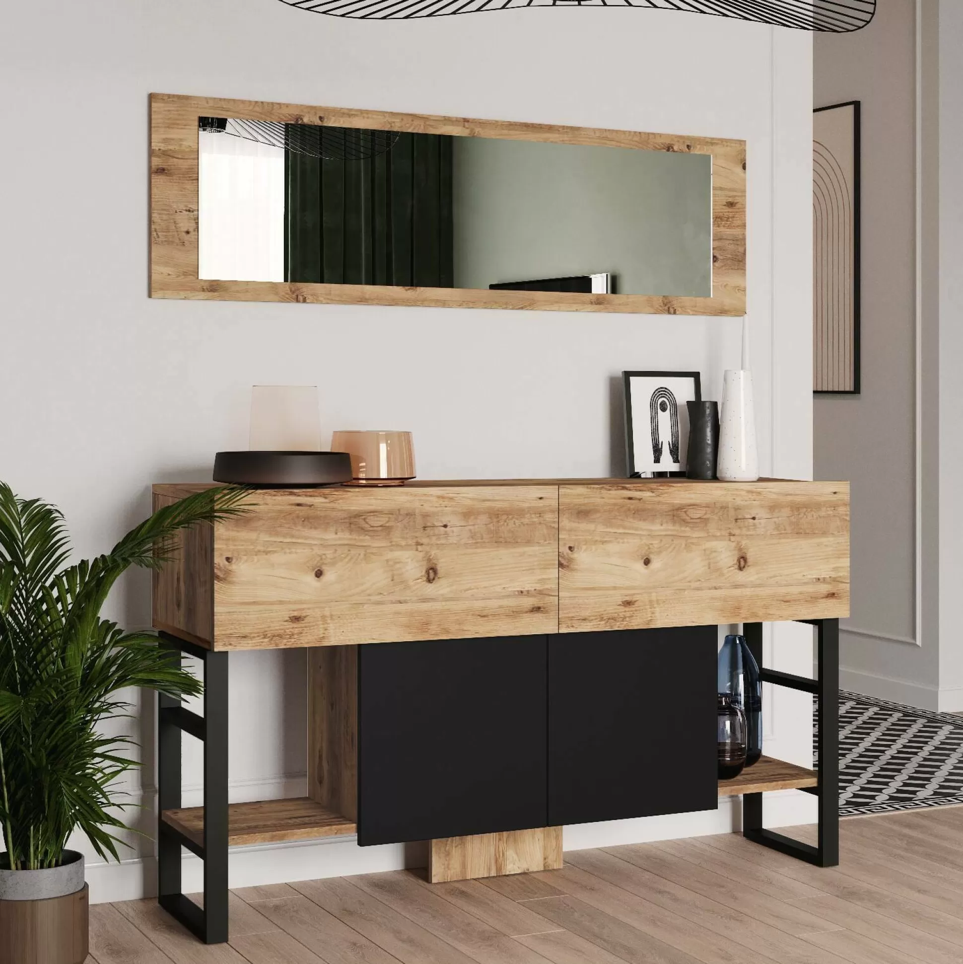 Dmora Consolle<Consolle Alleghe, 139x43 h84 cm,