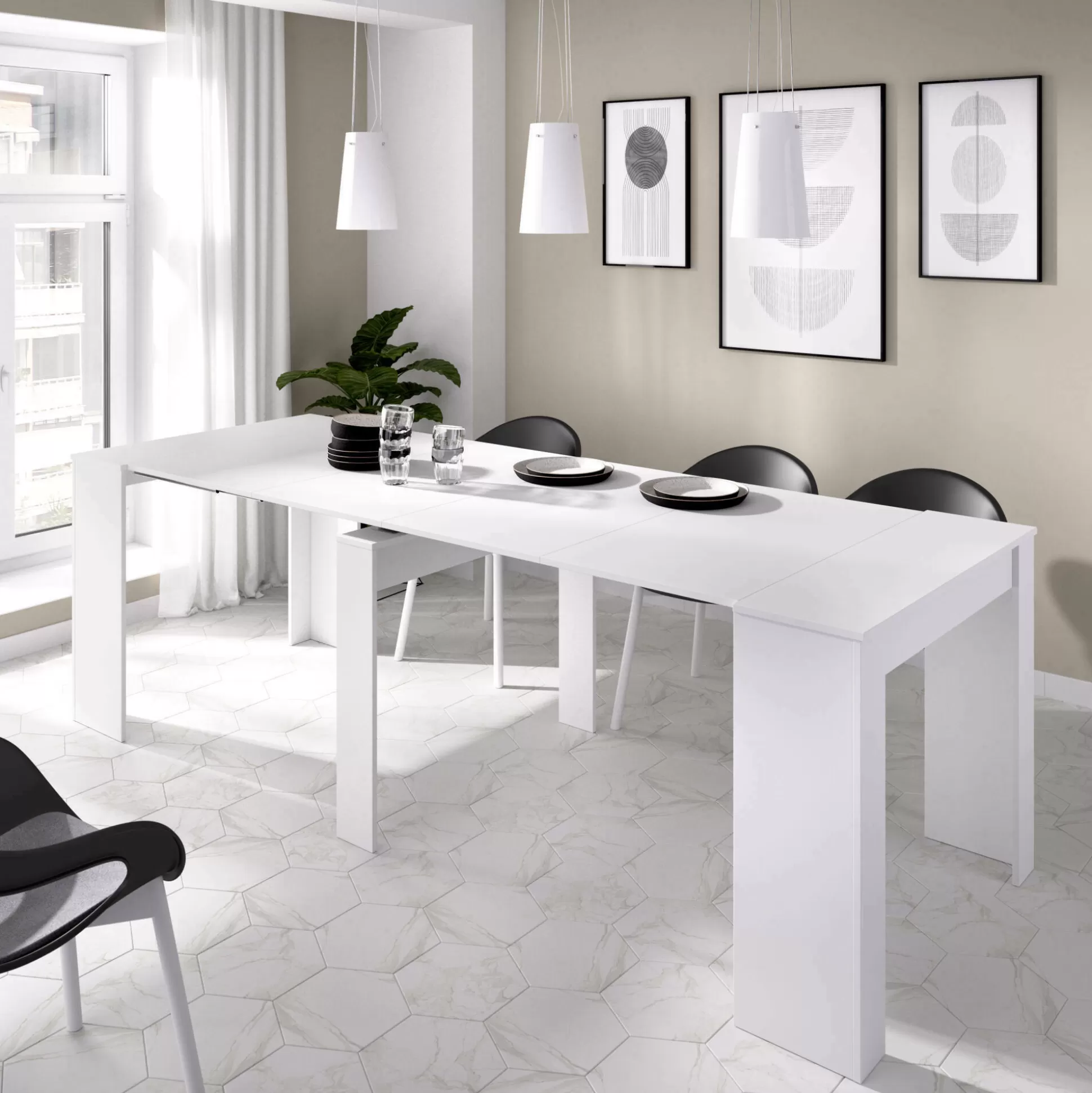 Dmora Consolle Allungabili<Consolle allungabile Alej, 54/239x90h77 cm,